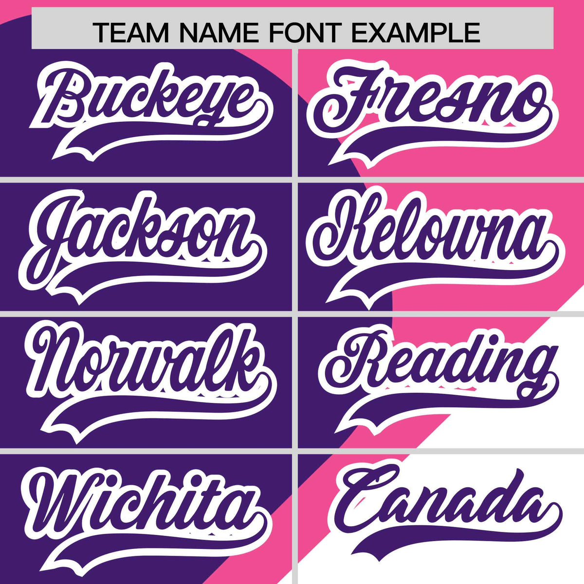 Custom Pink Purple-White Color Block Personalized Half Heart Pattern Authentic Baseball Jersey