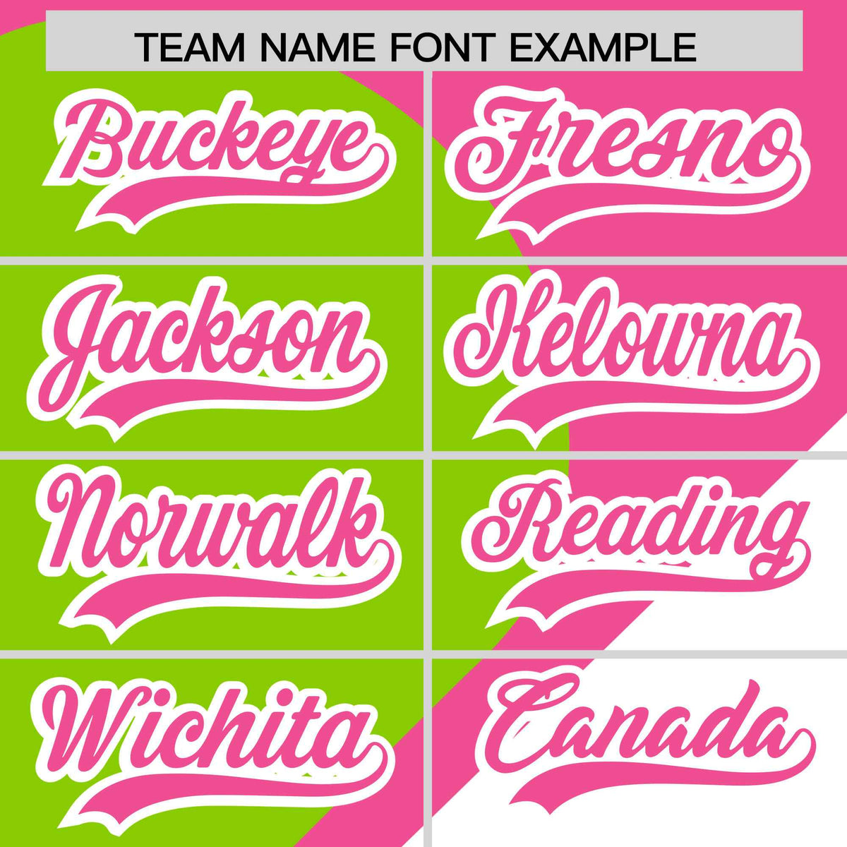 Custom Pink Neon Green-White Color Block Personalized Half Heart Pattern Authentic Baseball Jersey