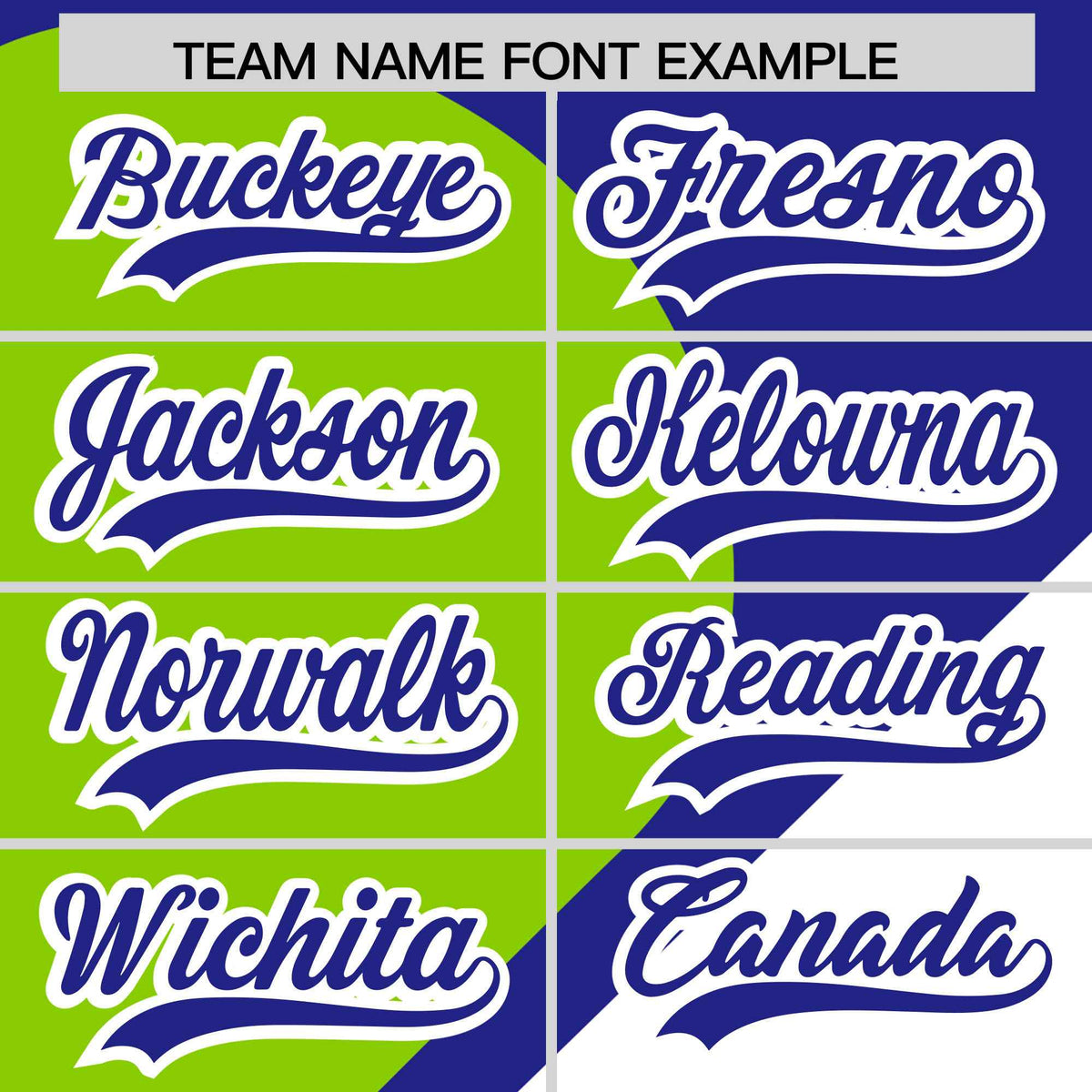 Custom Royal Neon Green-White Color Block Personalized Half Heart Pattern Authentic Baseball Jersey