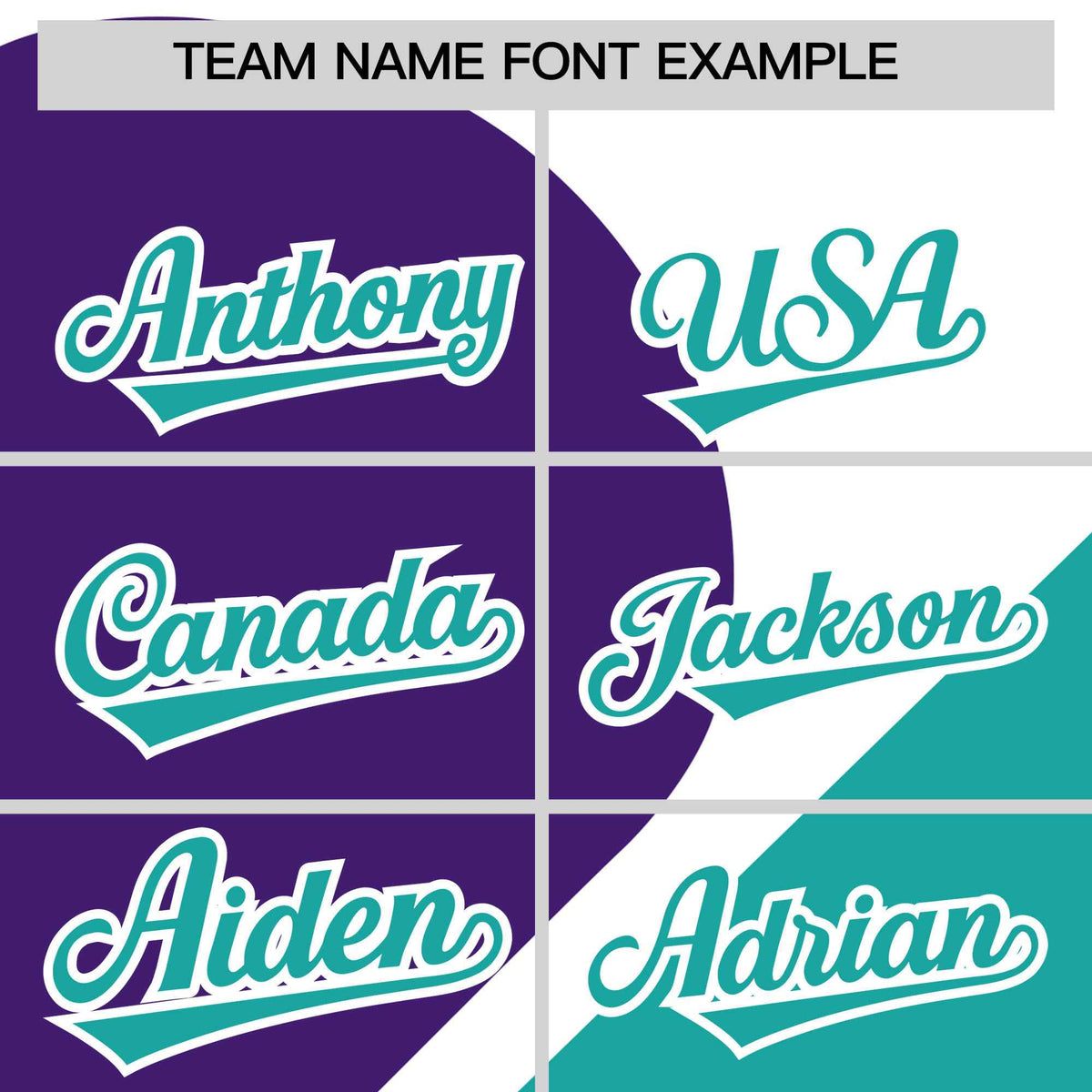 Custom White Purple-Aqua Color Block Personalized Half Heart Pattern Authentic Baseball Jersey