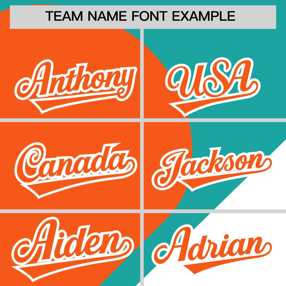 Custom Aqua Orange-White Color Block Personalized Half Heart Pattern Authentic Baseball Jersey