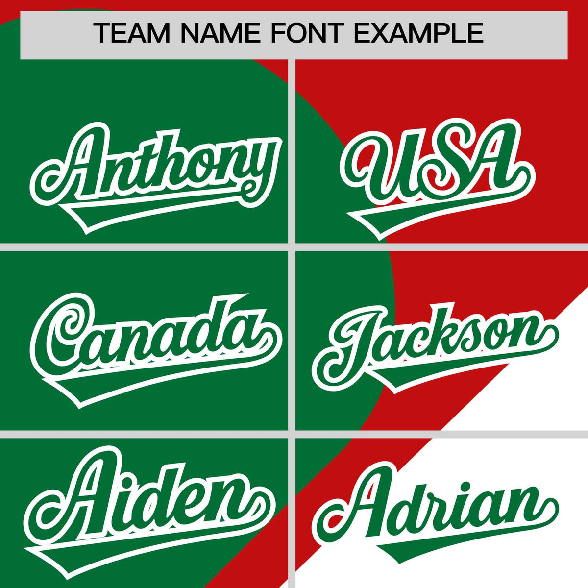 Custom Red Kelly Green-White Color Block Personalized Half Heart Pattern Authentic Baseball Jersey