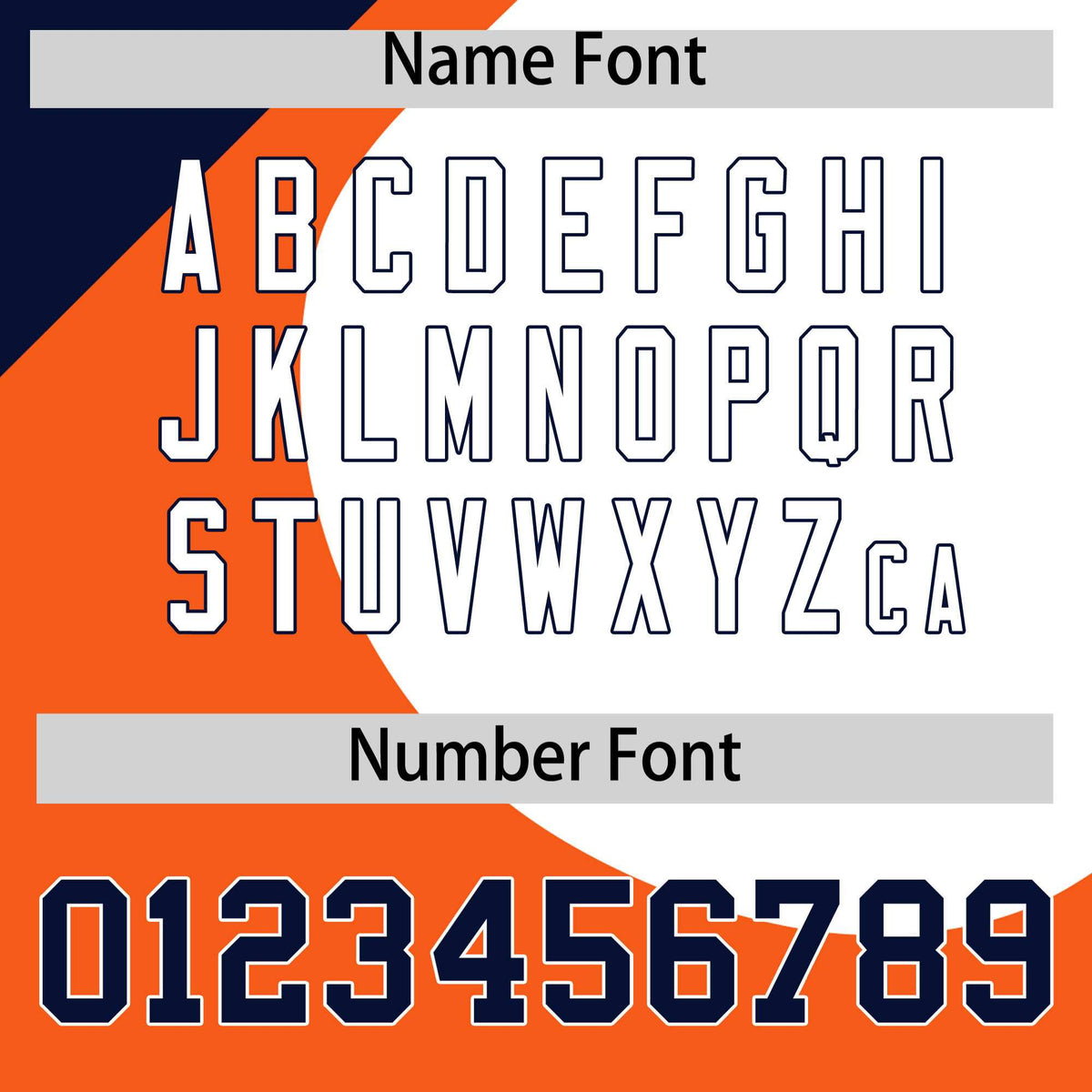 Custom Orange Navy-White Color Block Personalized Half Heart Pattern Authentic Baseball Jersey