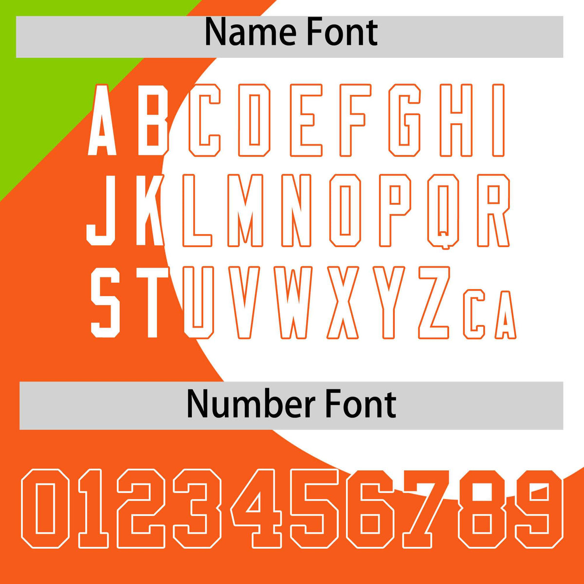 Custom Orange Neon Green-White Color Block Personalized Half Heart Pattern Authentic Baseball Jersey