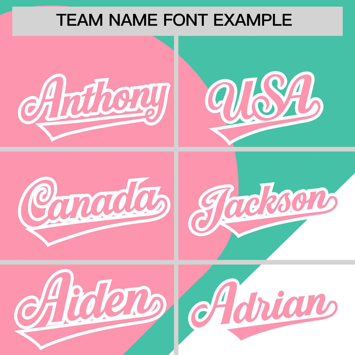 Custom Bright Green Light Pink-White Color Block Personalized Half Heart Pattern Authentic Baseball Jersey