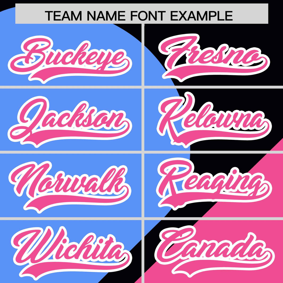 Custom Black Powder Blue-Pink Color Block Personalized Half Heart Pattern Authentic Baseball Jersey