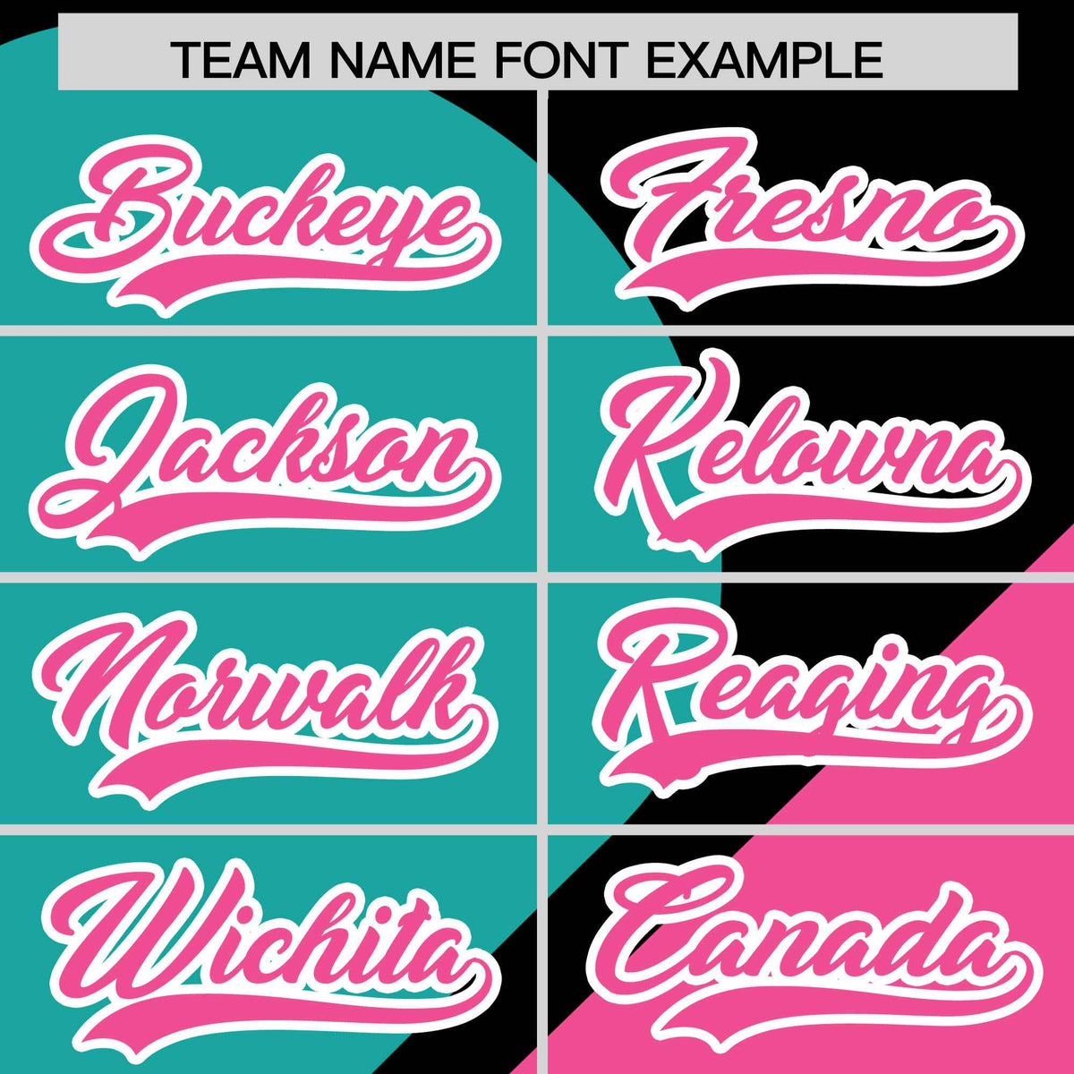 Custom Black Aqua-Pink Color Block Personalized Half Heart Pattern Authentic Baseball Jersey