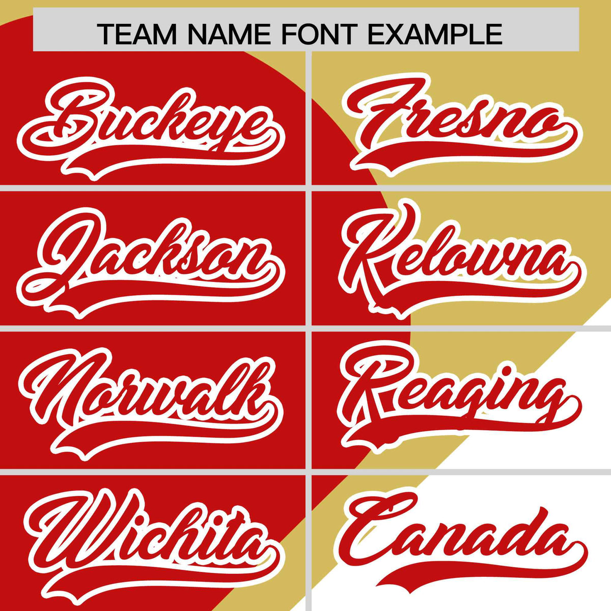 Custom Old Gold Red-White Color Block Personalized Half Heart Pattern Authentic Baseball Jersey