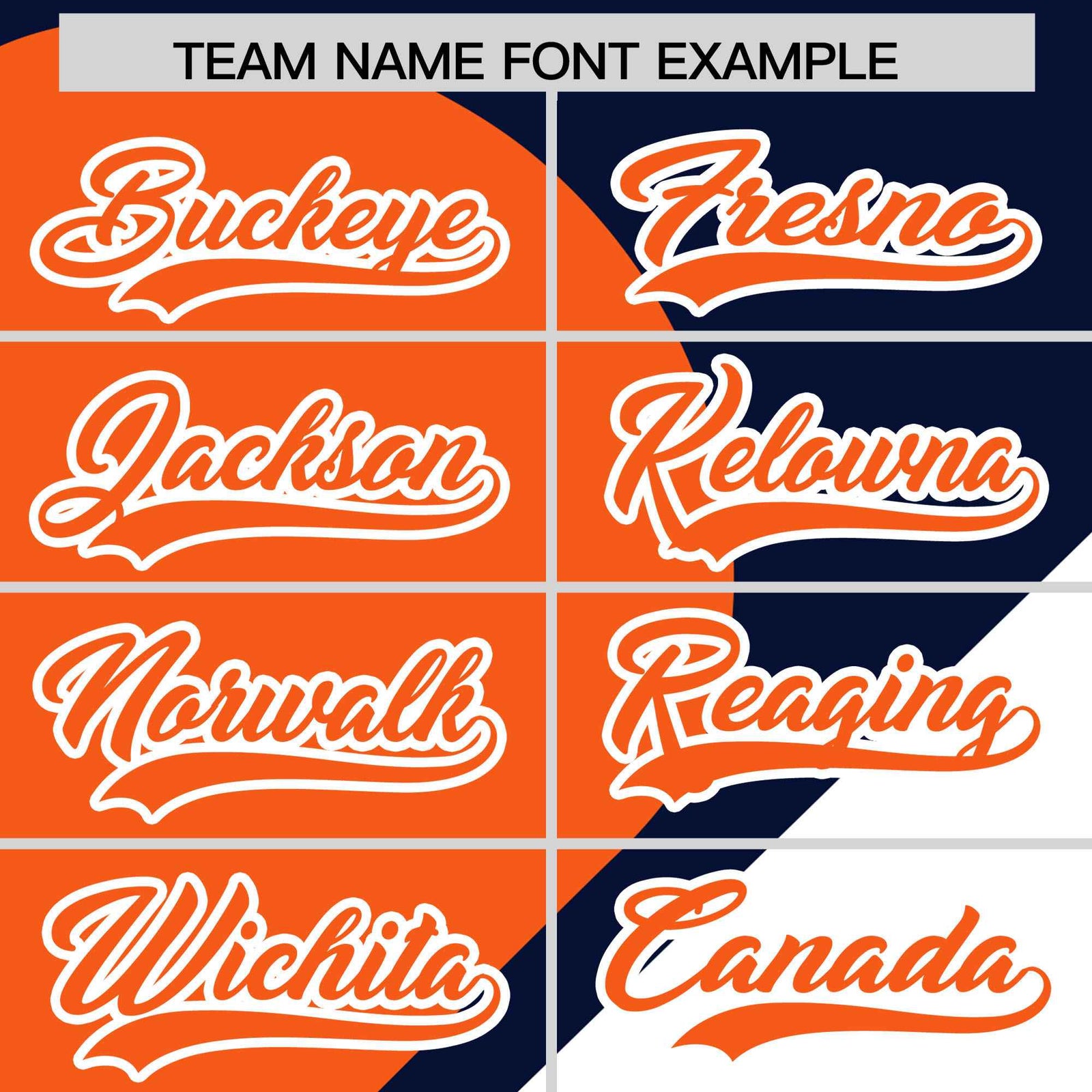 Custom Navy Orange-White Color Block Personalized Half Heart Pattern Authentic Baseball Jersey
