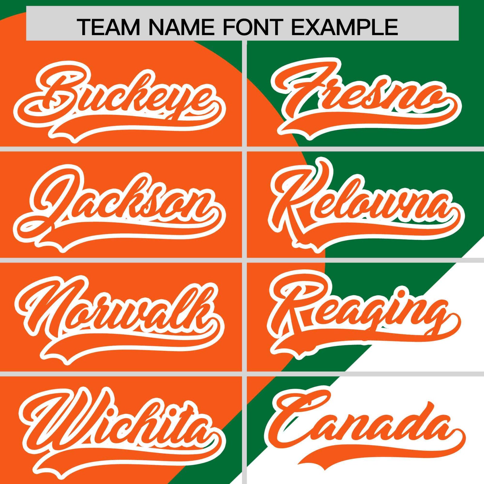 Custom Kelly Green Orange-White Color Block Personalized Half Heart Pattern Authentic Baseball Jersey