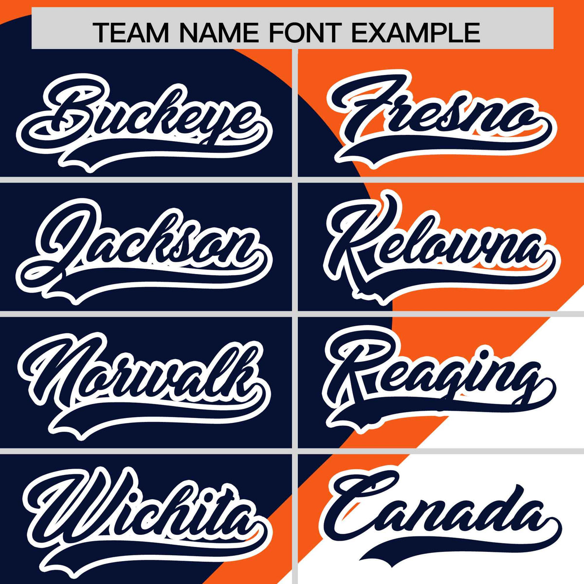 Custom Orange Navy-White Color Block Personalized Half Heart Pattern Authentic Baseball Jersey