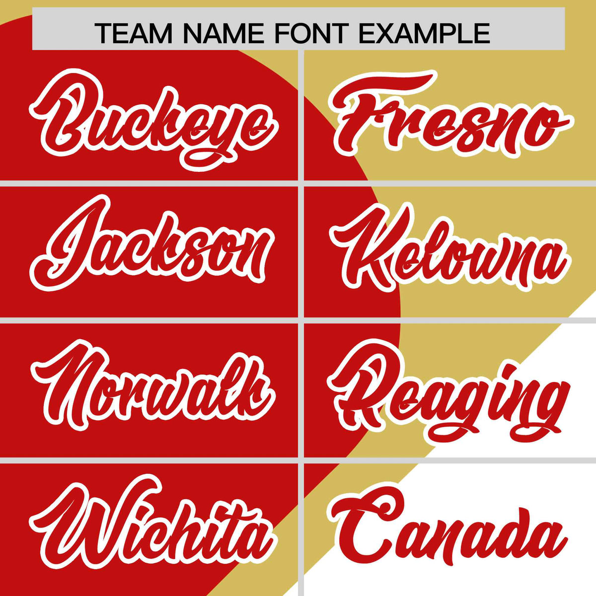 Custom Old Gold Red-White Color Block Personalized Half Heart Pattern Authentic Baseball Jersey