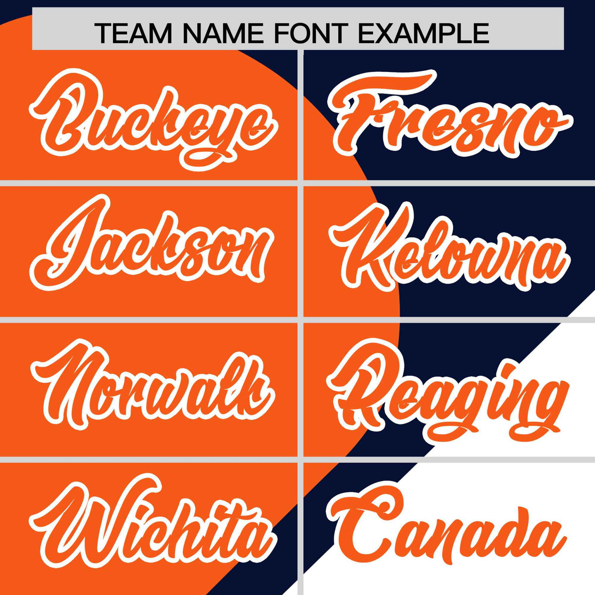 Custom Navy Orange-White Color Block Personalized Half Heart Pattern Authentic Baseball Jersey