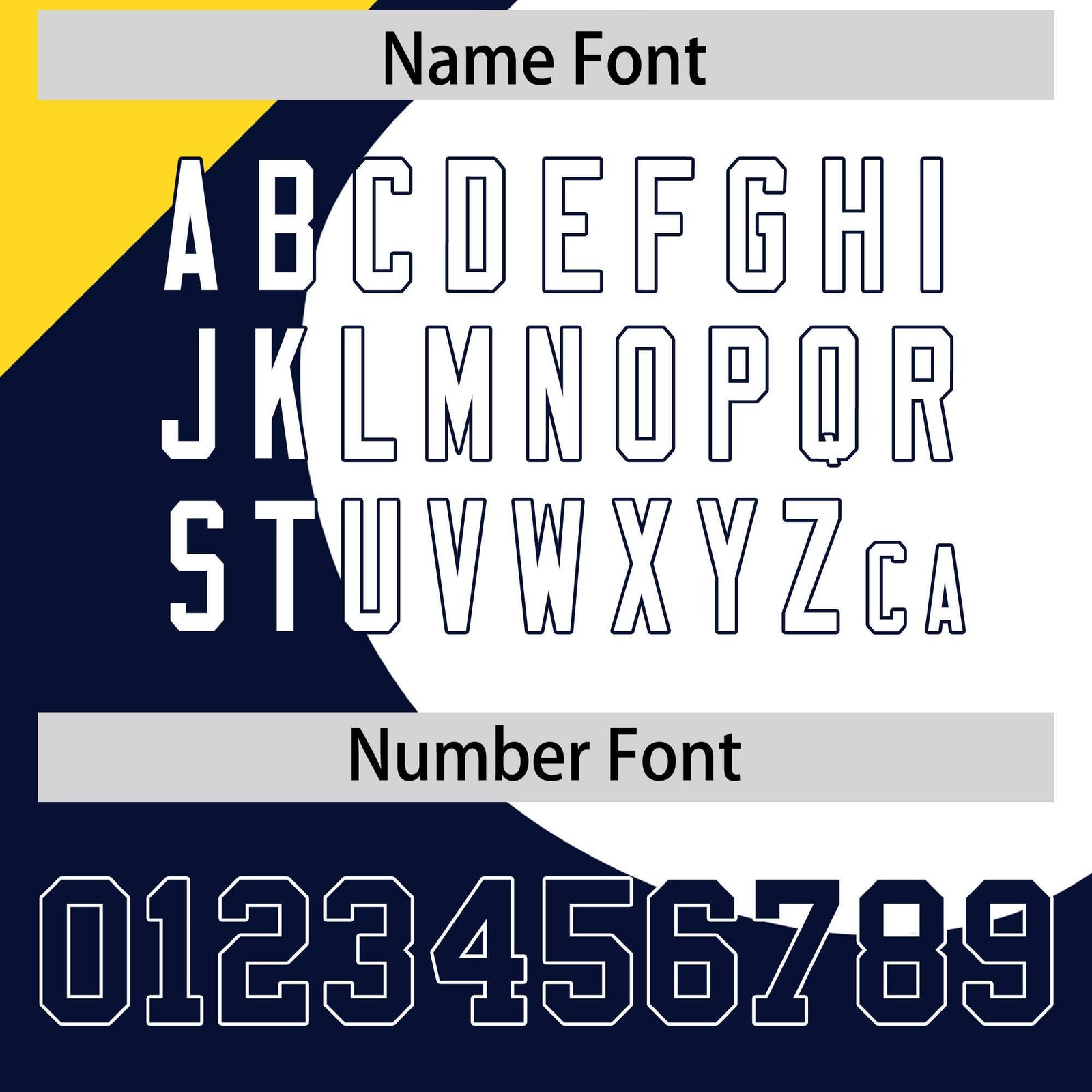 Custom Navy Gold-White Color Block Personalized Half Heart Pattern Authentic Baseball Jersey