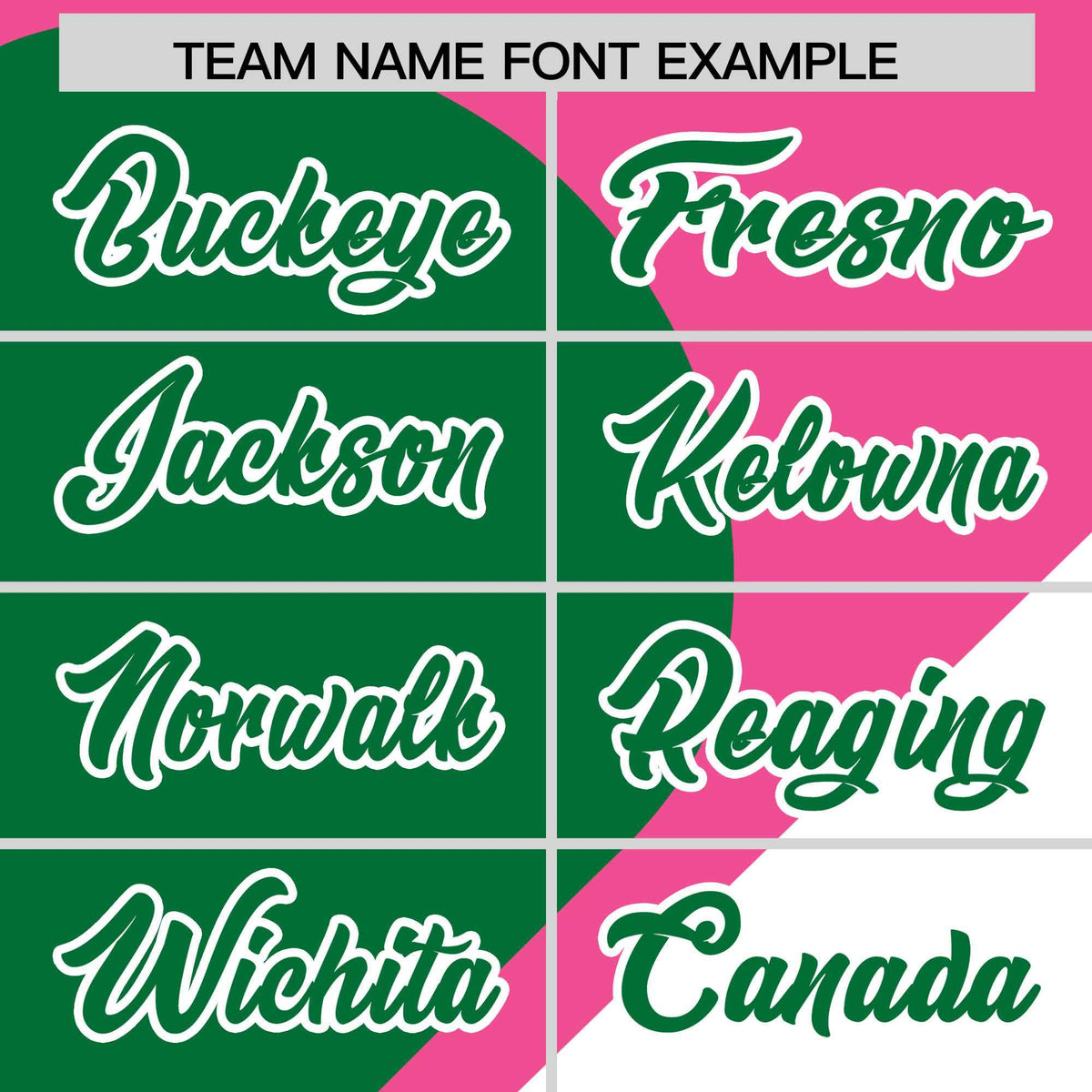 Custom Pink Kelly Green-White Color Block Personalized Half Heart Pattern Authentic Baseball Jersey