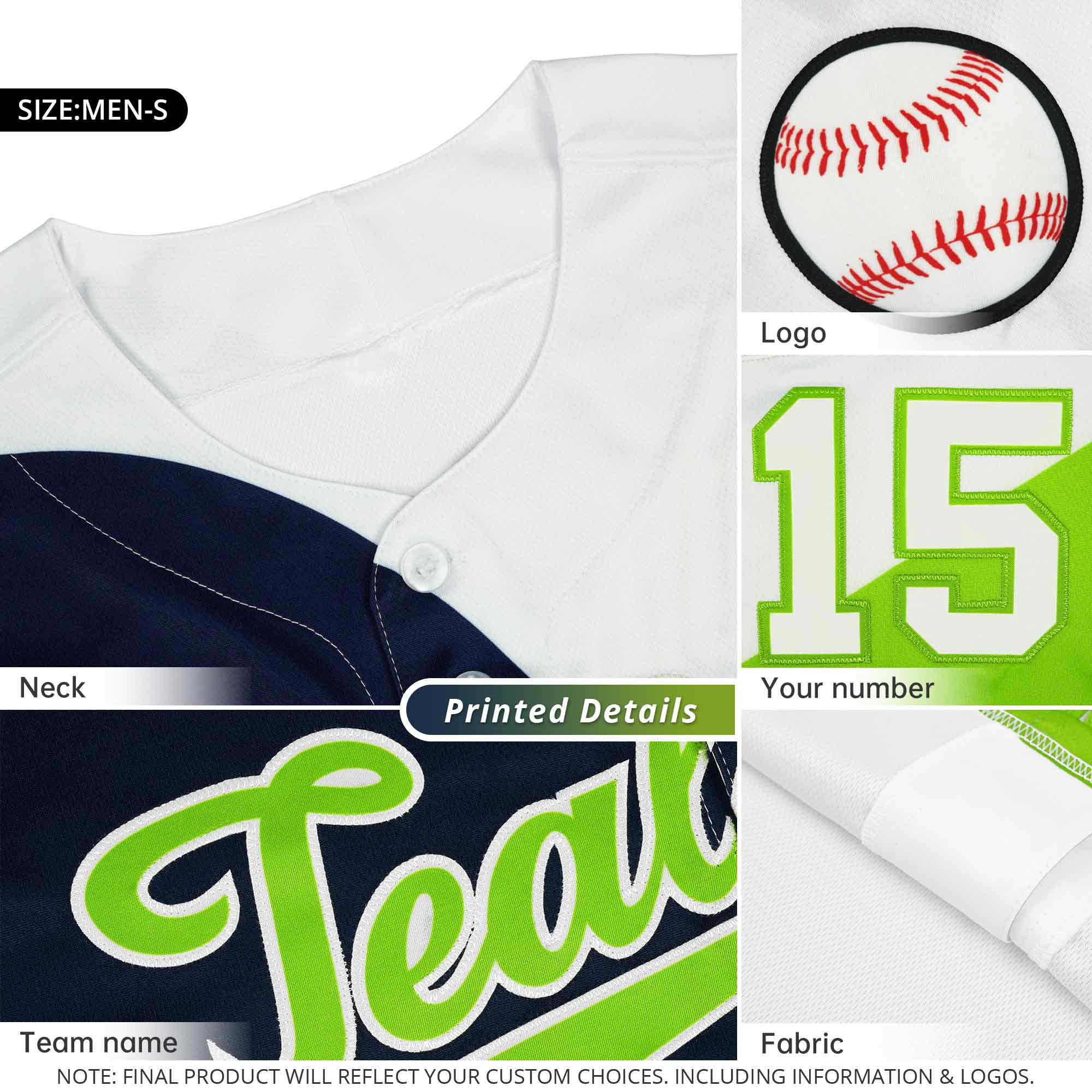 Custom Kelly Green Red-White Color Block Personalized Half Heart Pattern Authentic Baseball Jersey