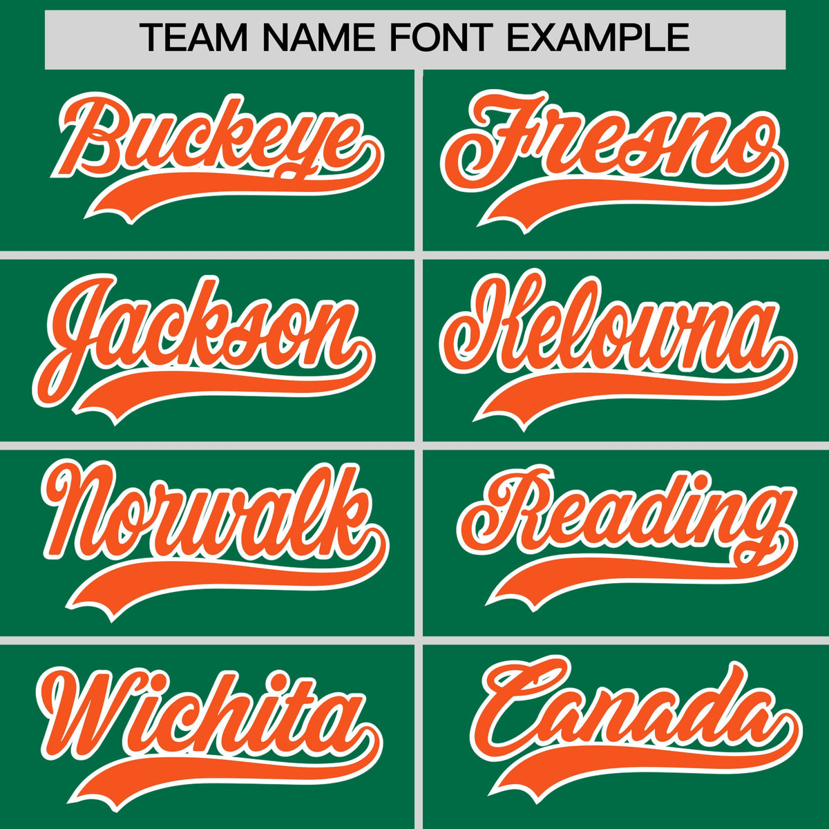 Custom Kelly Green Orange Side Camo Style Personalization Baseball Jersey| KXKSHOP