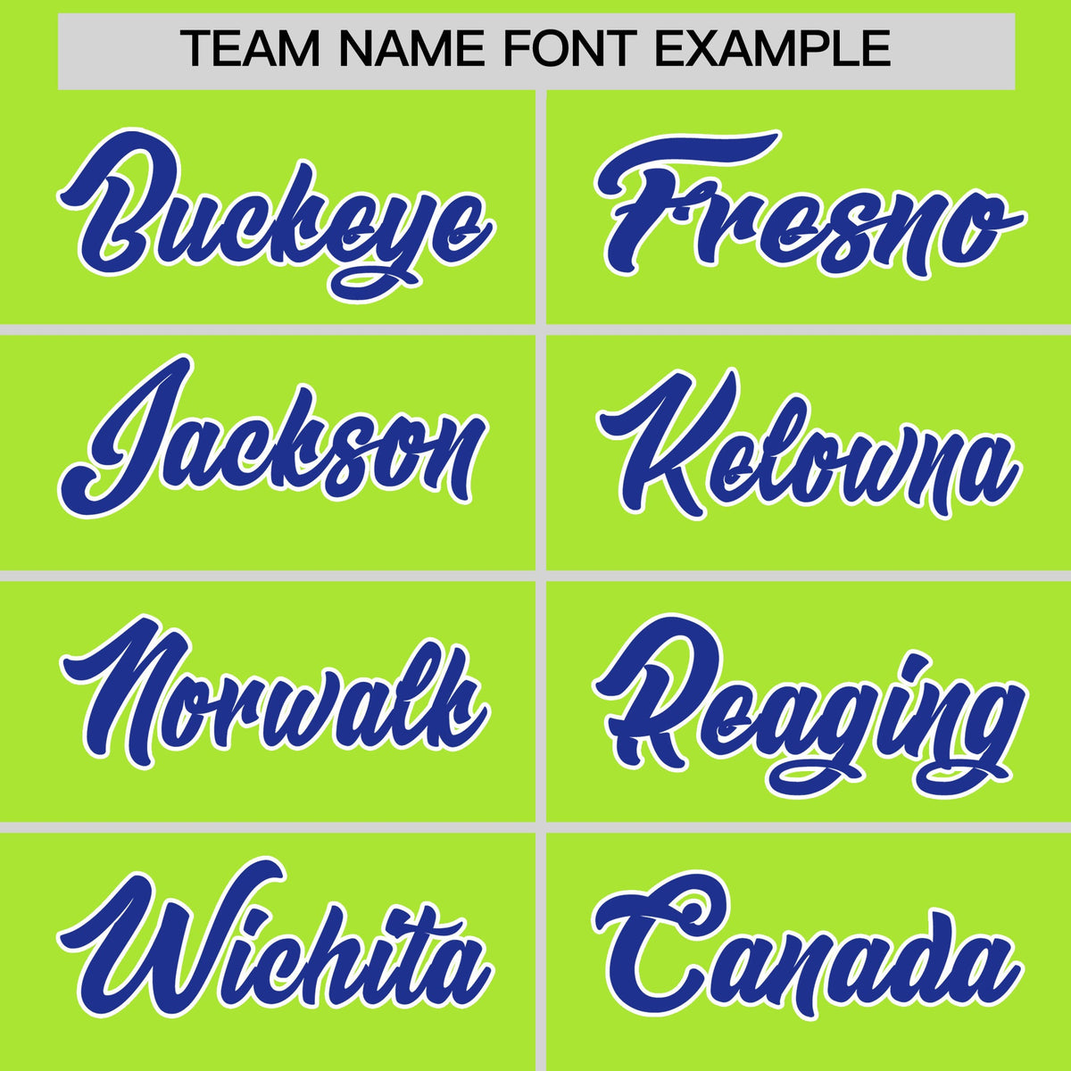Custom Neon Green Royal Blue Side Camo Style Personalization Baseball Jersey| KXKSHOP
