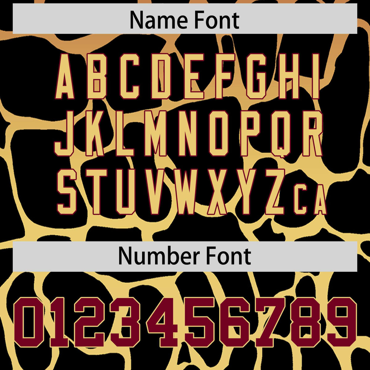 Custom Crimson Khaki Giraffe Graffiti Pattern Authentic Baseball Jersey