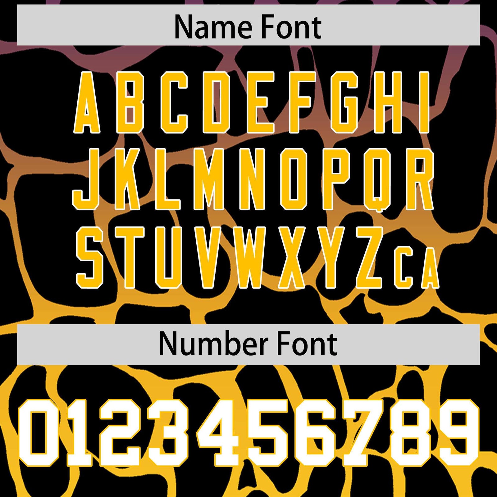 Custom Purple Gold Giraffe Graffiti Pattern Authentic Baseball Jersey