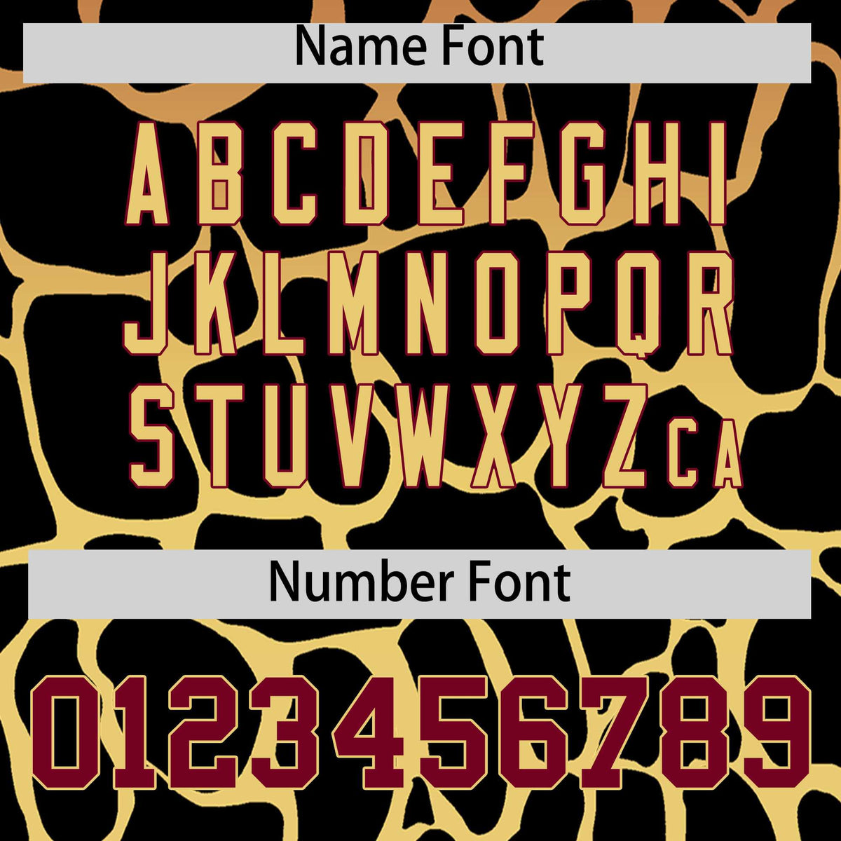 Custom Crimson Khaki Giraffe Graffiti Pattern Authentic Baseball Jersey