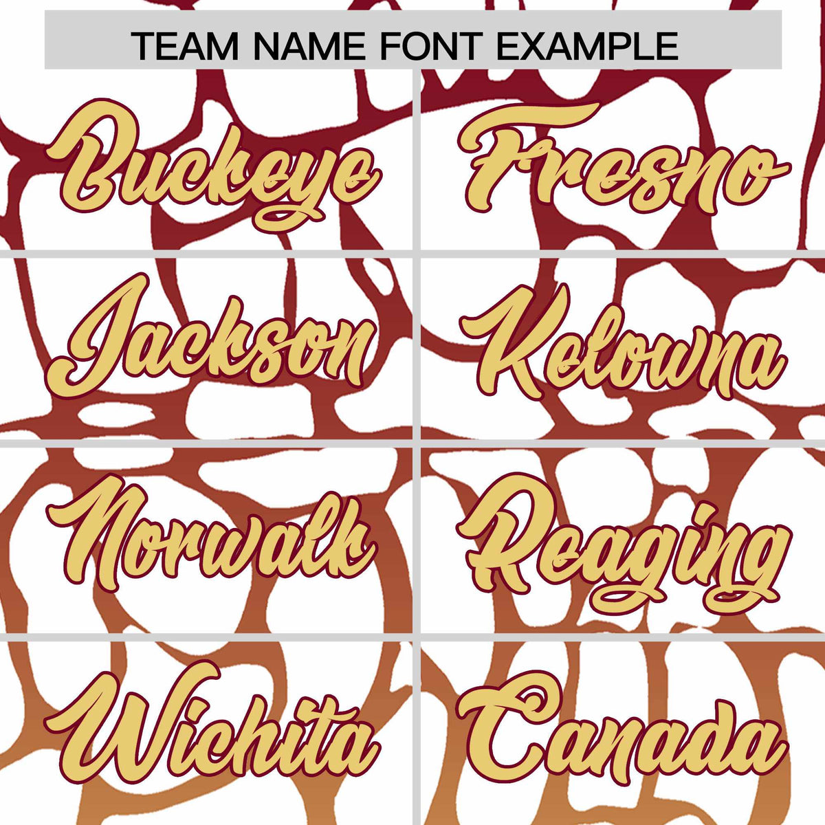 Custom Crimson Khaki Giraffe Graffiti Pattern Authentic Baseball Jersey