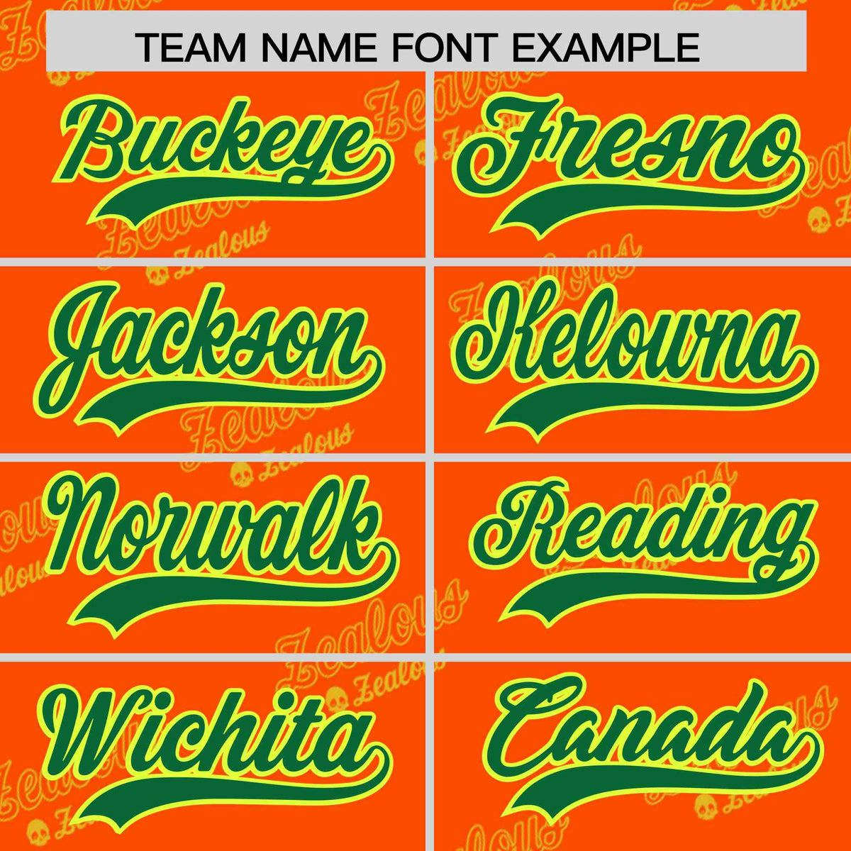 Custom Orange Kelly Green Full Button Text Graffiti Pattern Authentic Baseball Jersey