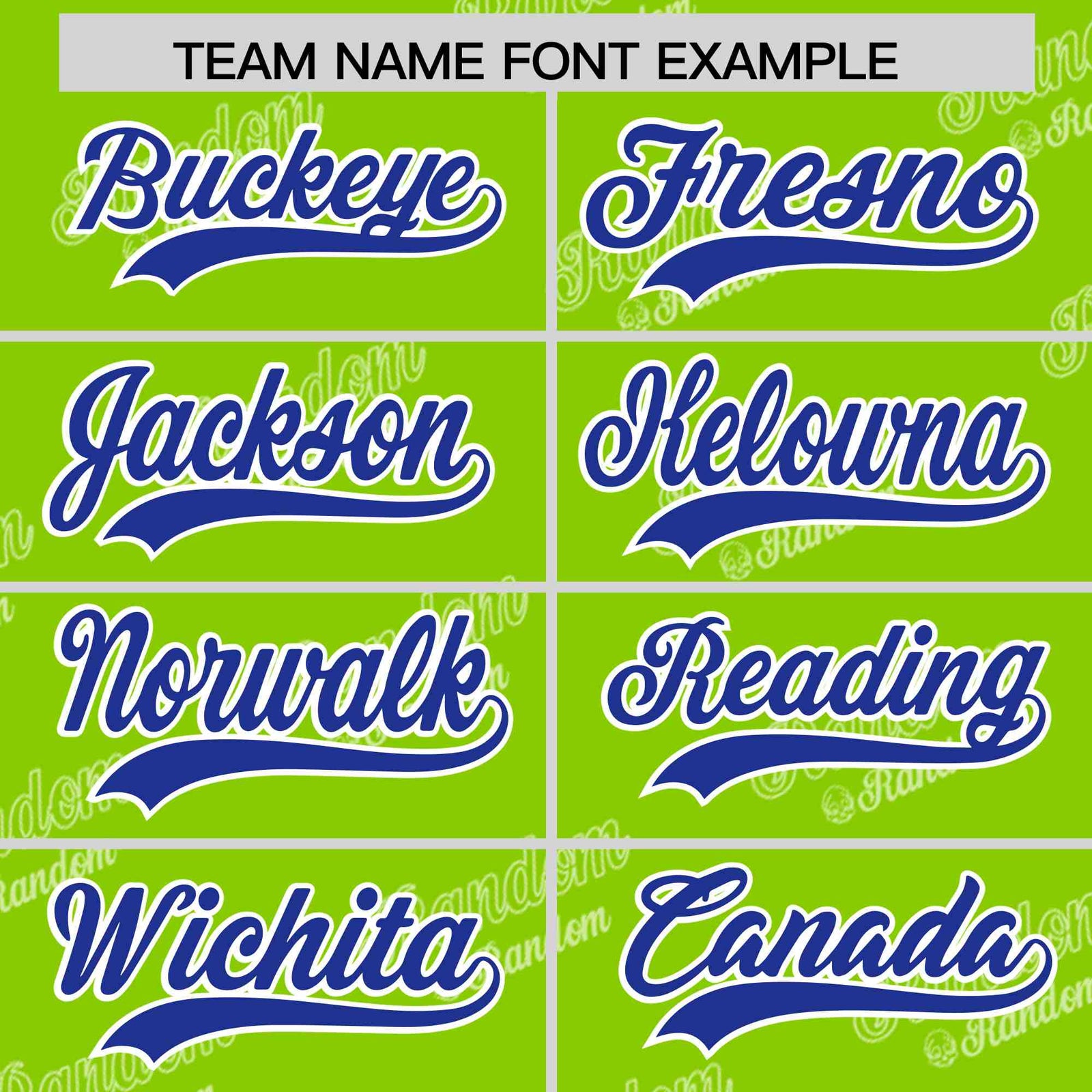 Custom Neon Green Royal Full Button Text Graffiti Pattern Authentic Baseball Jersey