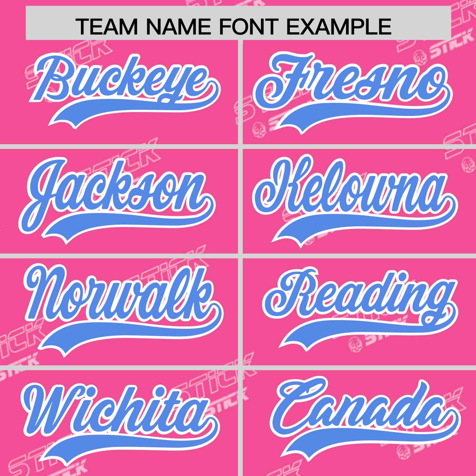 Custom Pink Powder Blue Full Button Text Graffiti Pattern Authentic Baseball Jersey