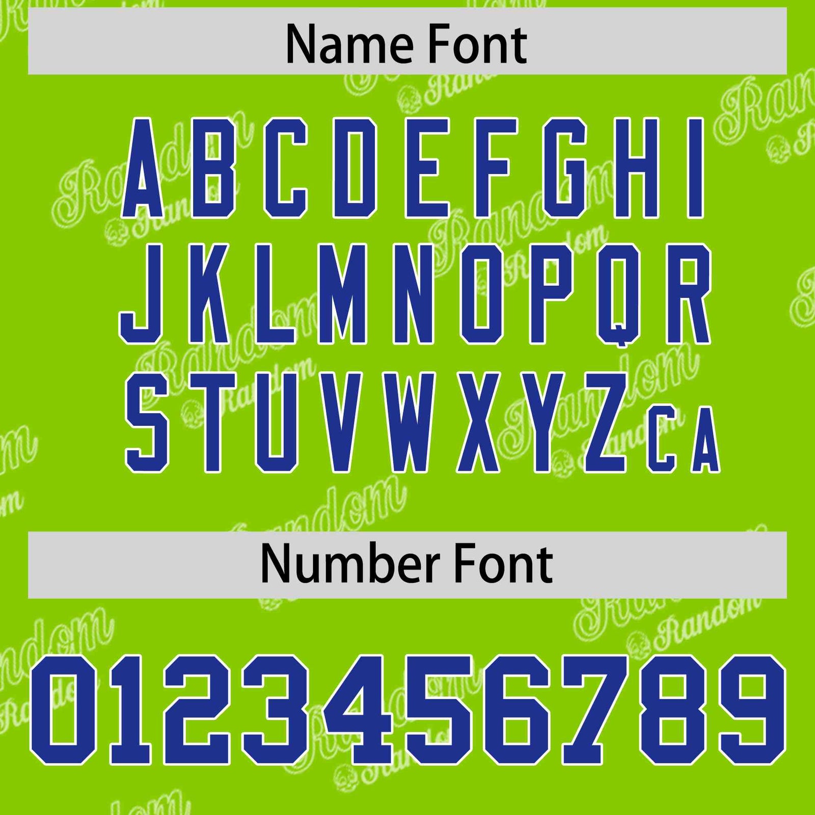 Custom Neon Green Royal Full Button Text Graffiti Pattern Authentic Baseball Jersey