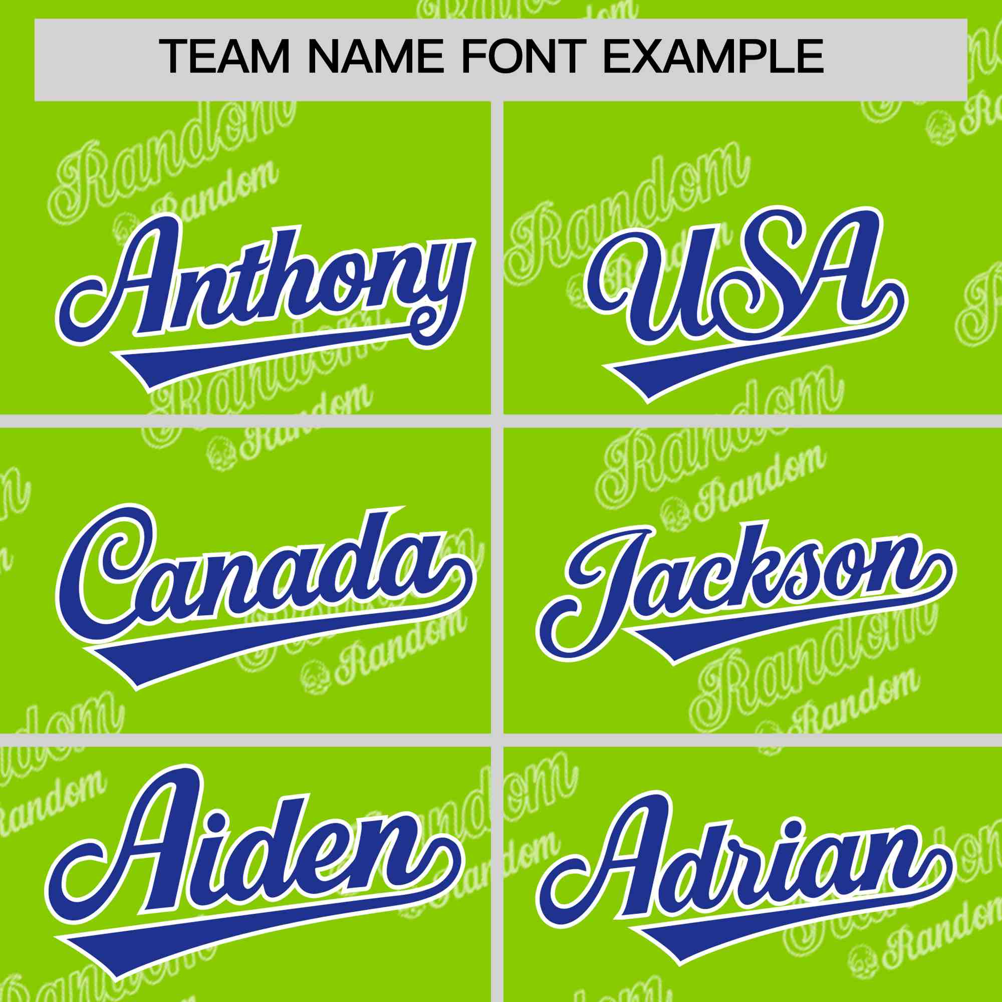 Custom Neon Green Royal Full Button Text Graffiti Pattern Authentic Baseball Jersey