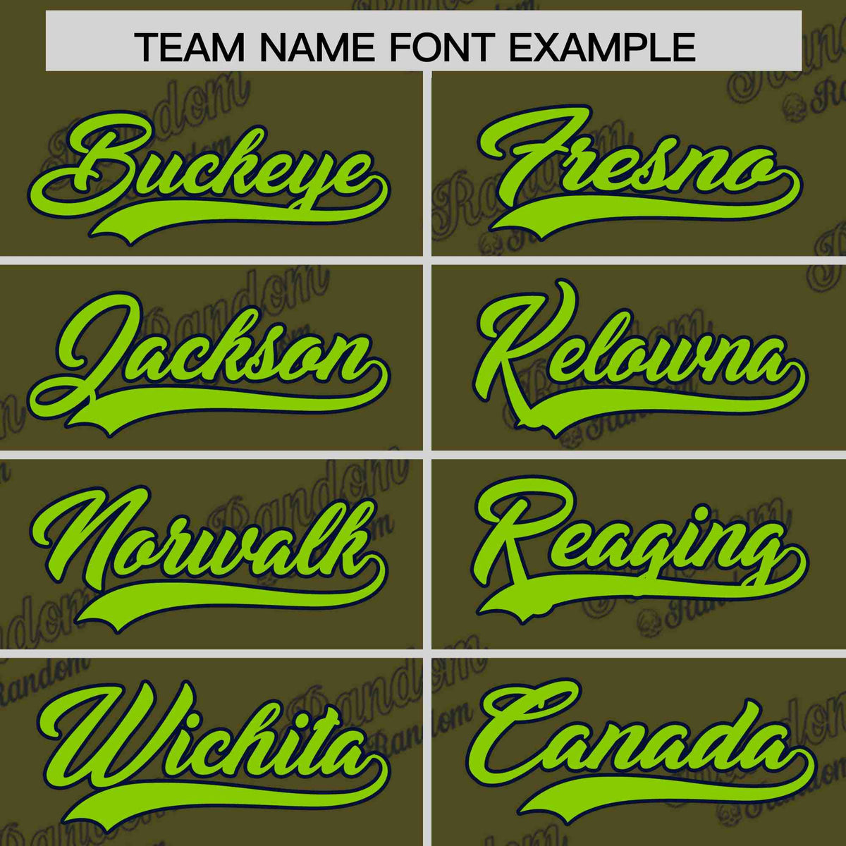 Custom Olive Neon Green Full Button Text Graffiti Pattern Authentic Baseball Jersey