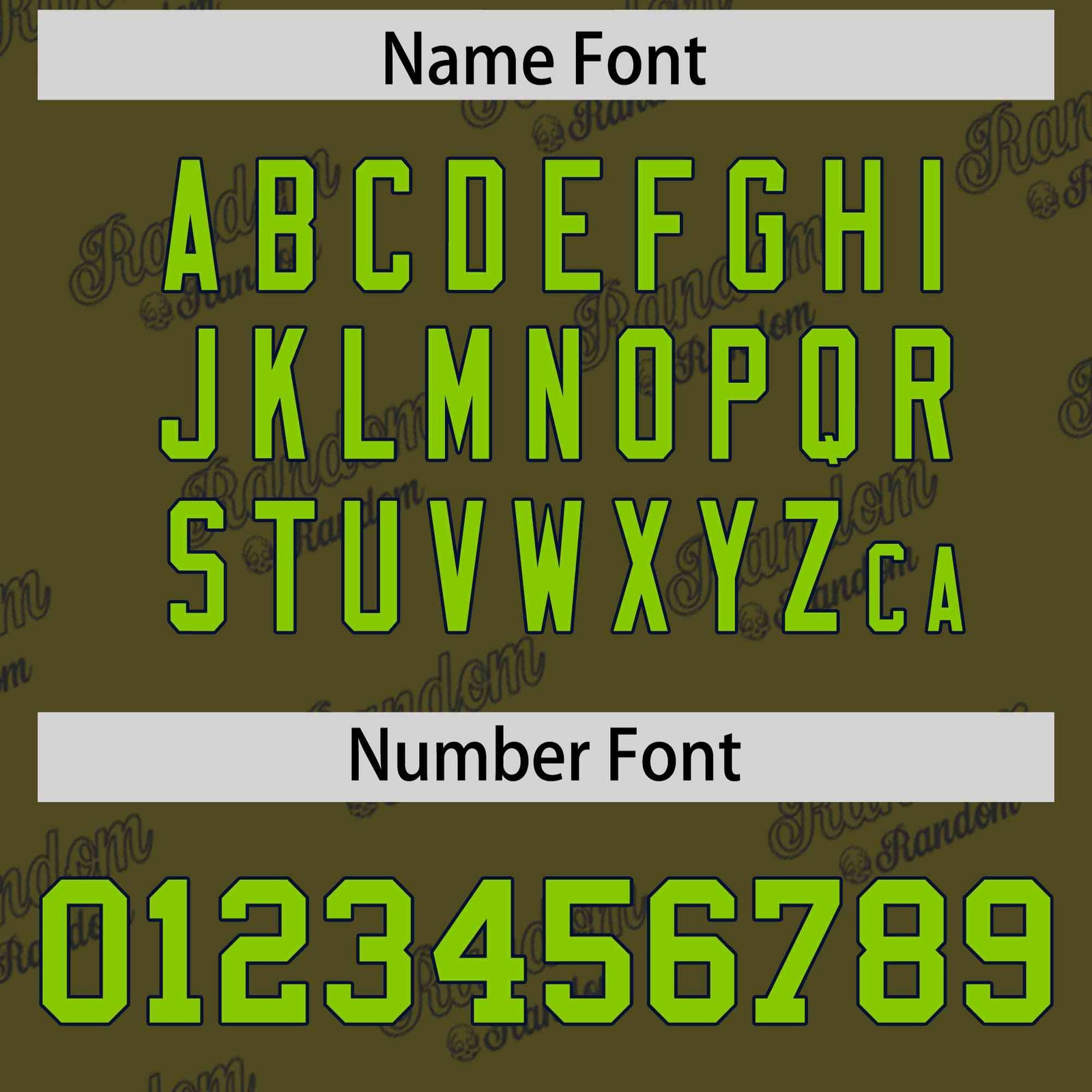 Custom Olive Neon Green Full Button Text Graffiti Pattern Authentic Baseball Jersey