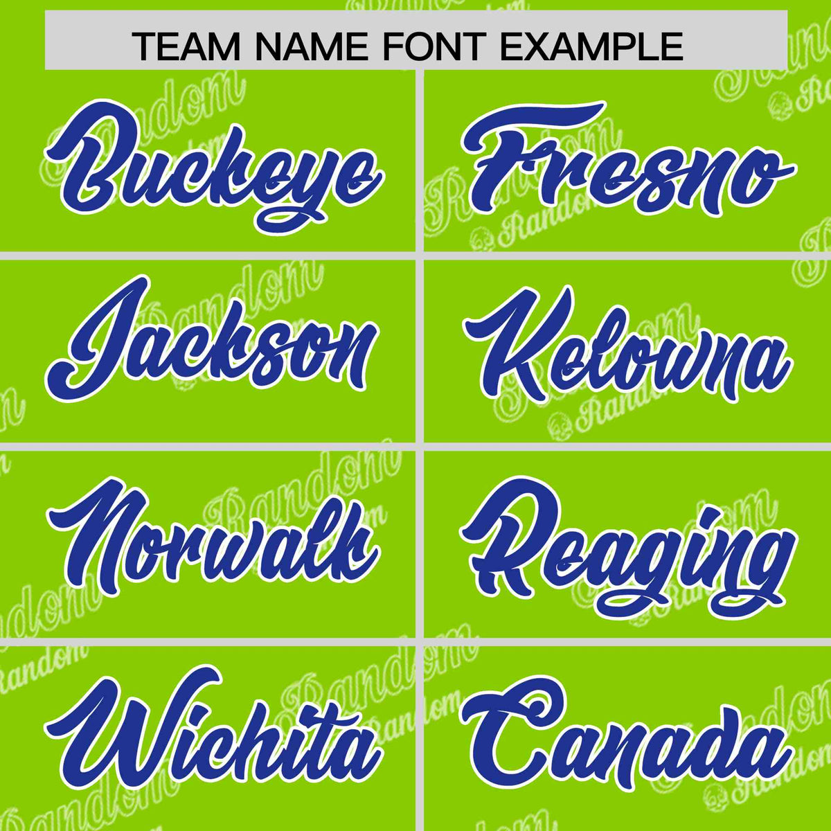 Custom Neon Green Royal Full Button Text Graffiti Pattern Authentic Baseball Jersey