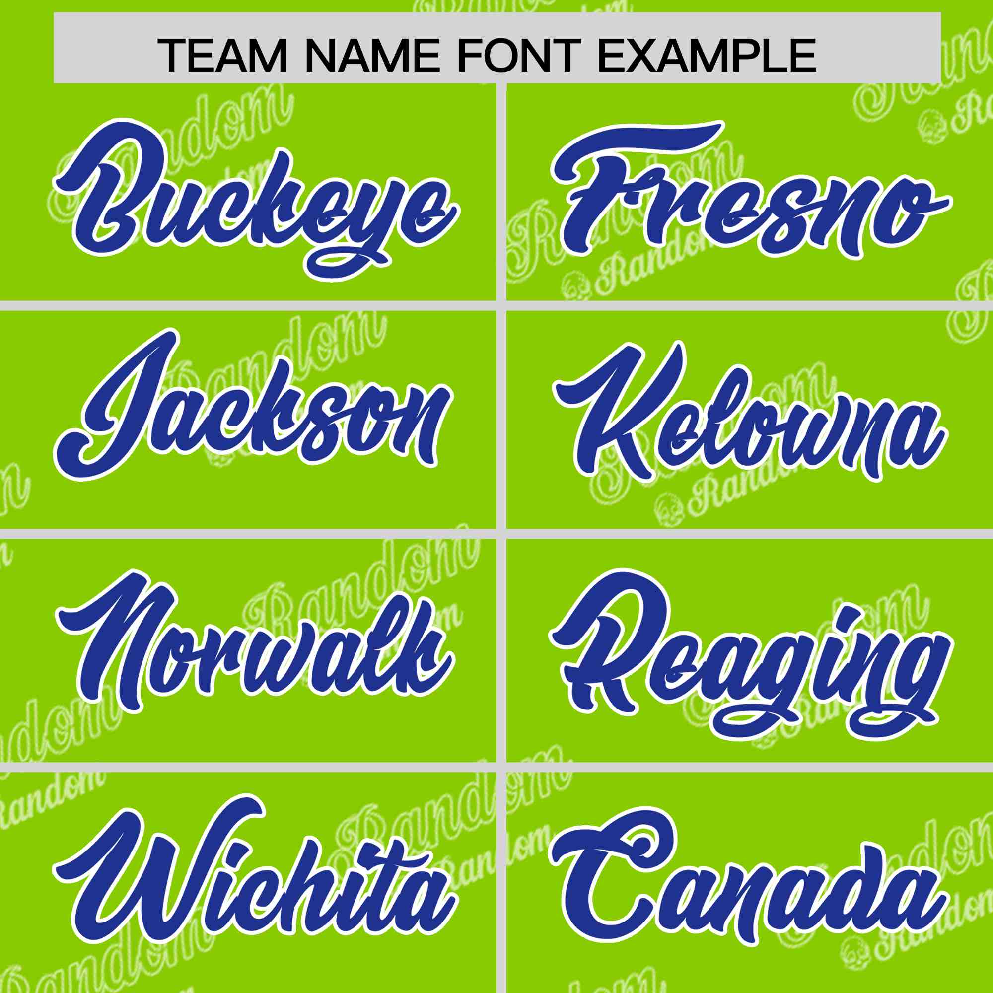 Custom Neon Green Royal Full Button Text Graffiti Pattern Authentic Baseball Jersey