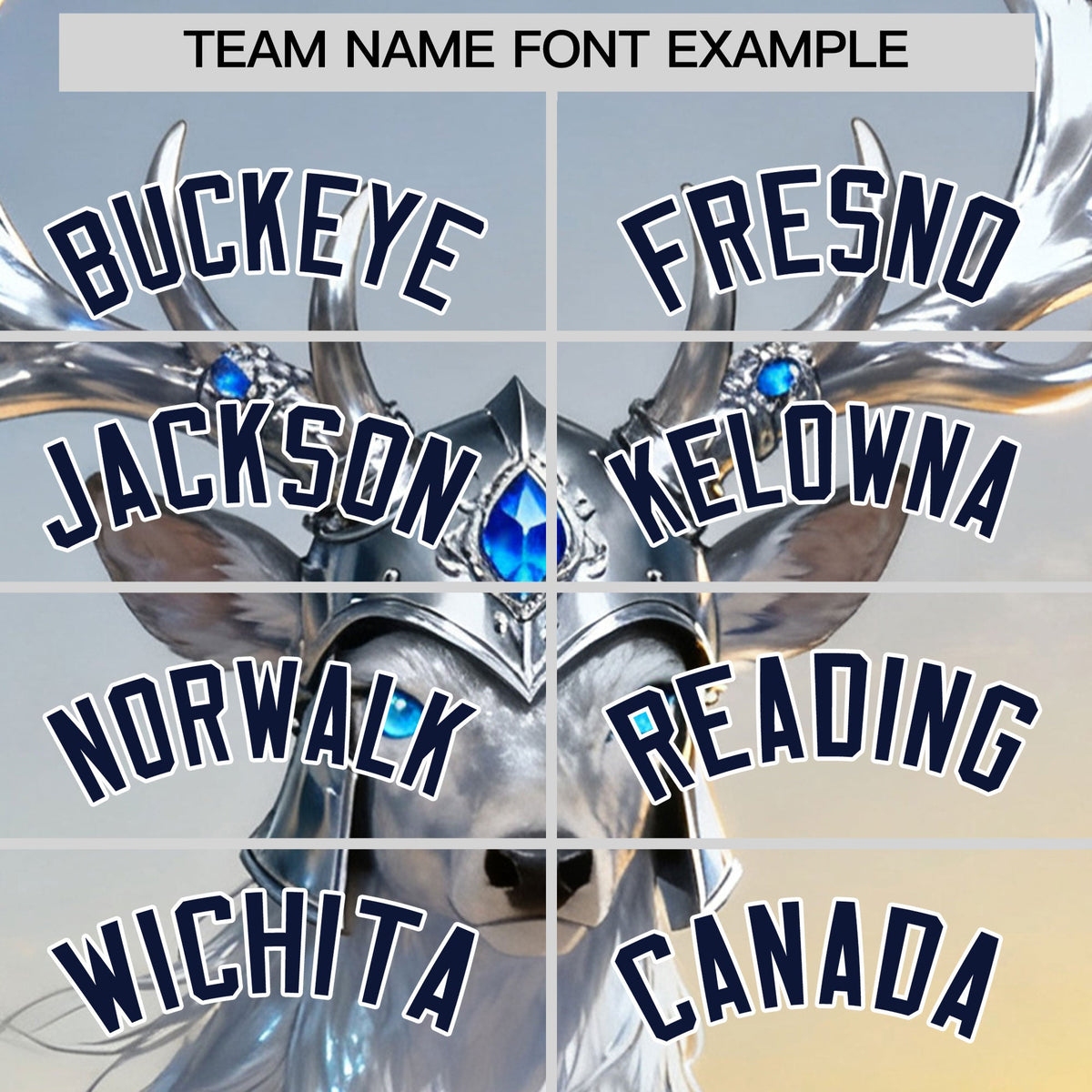 Custom White Navy Deer Animal Series Personalization Graffiti Pattern Baseball Jersey| KXKSHOP