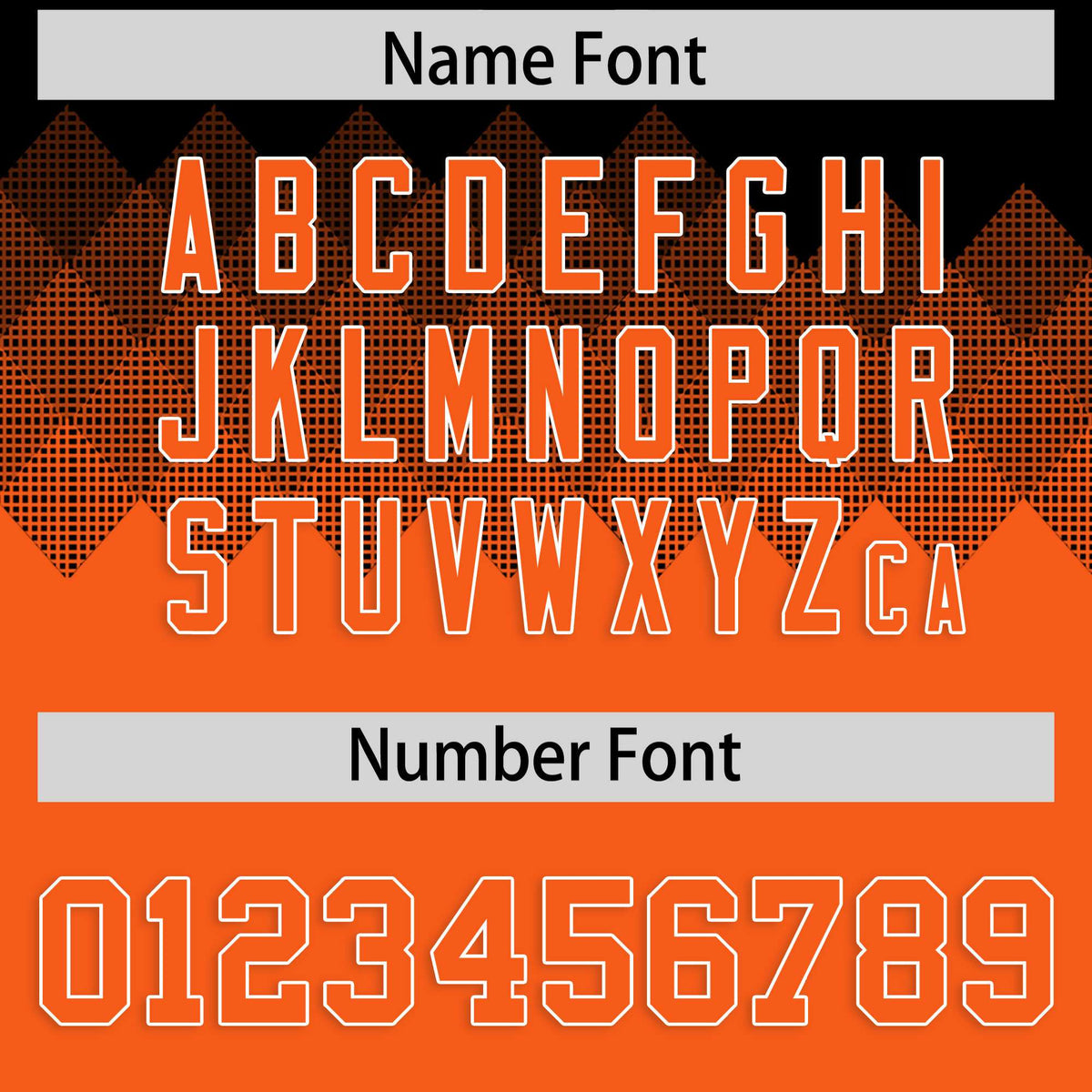 Custom Black Orange Grid Blur Pattern Authentic Baseball Jersey