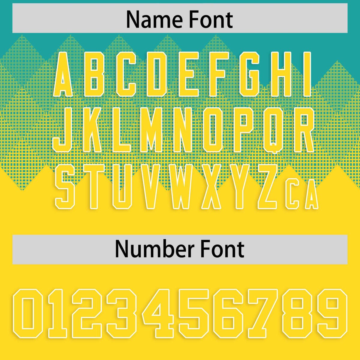 Custom Aqua Gold Grid Blur Pattern Authentic Baseball Jersey