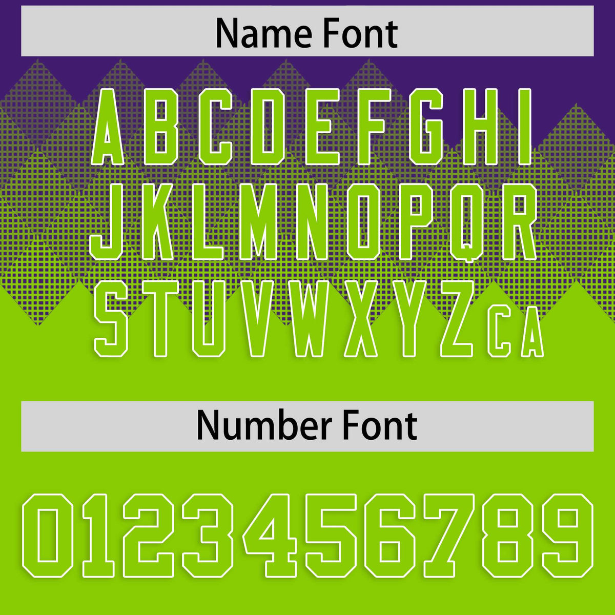 Custom Purple Neon Green Grid Blur Pattern Authentic Baseball Jersey