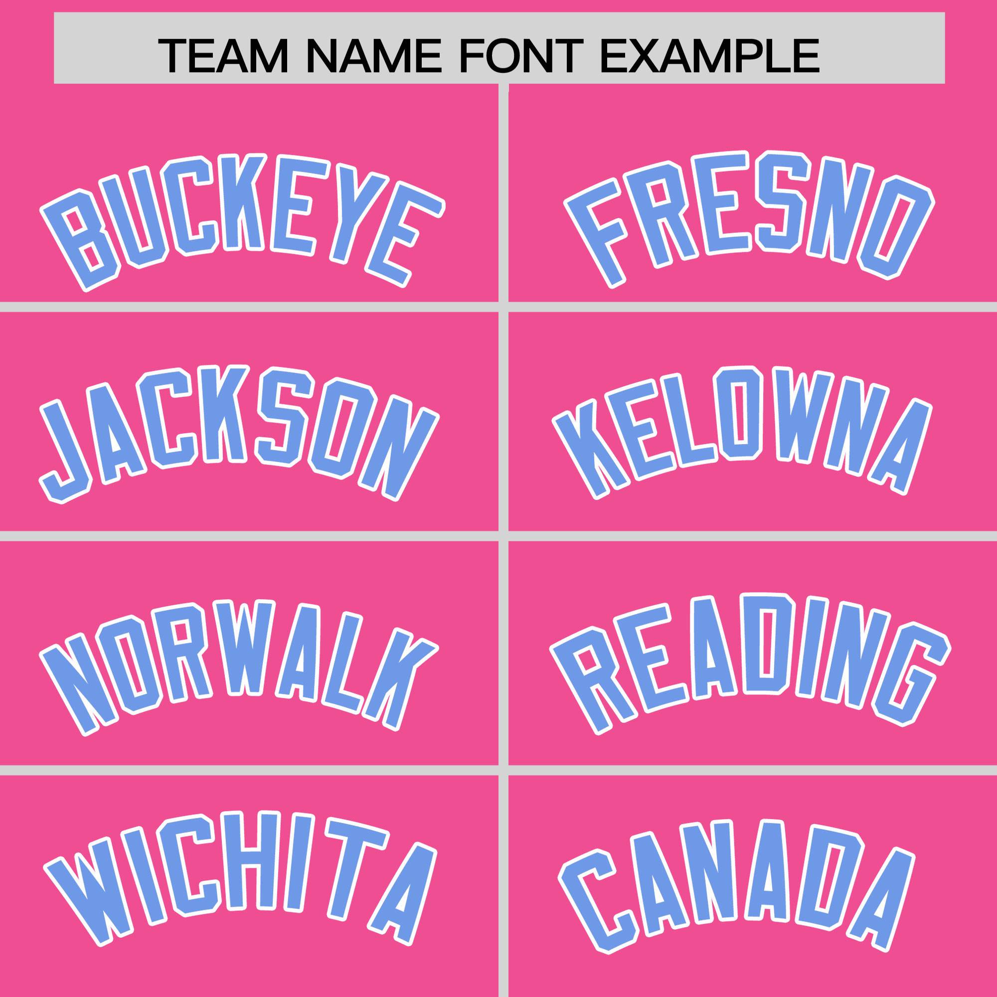 Custom Pink Light Blue Grid Blur Pattern Authentic Baseball Jersey