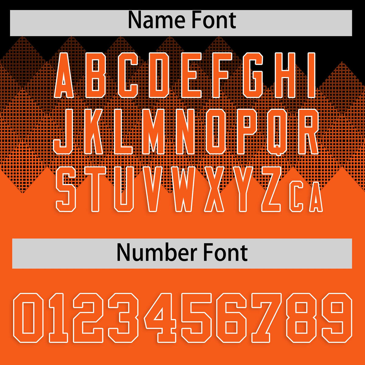 Custom Black Orange Grid Blur Pattern Authentic Baseball Jersey