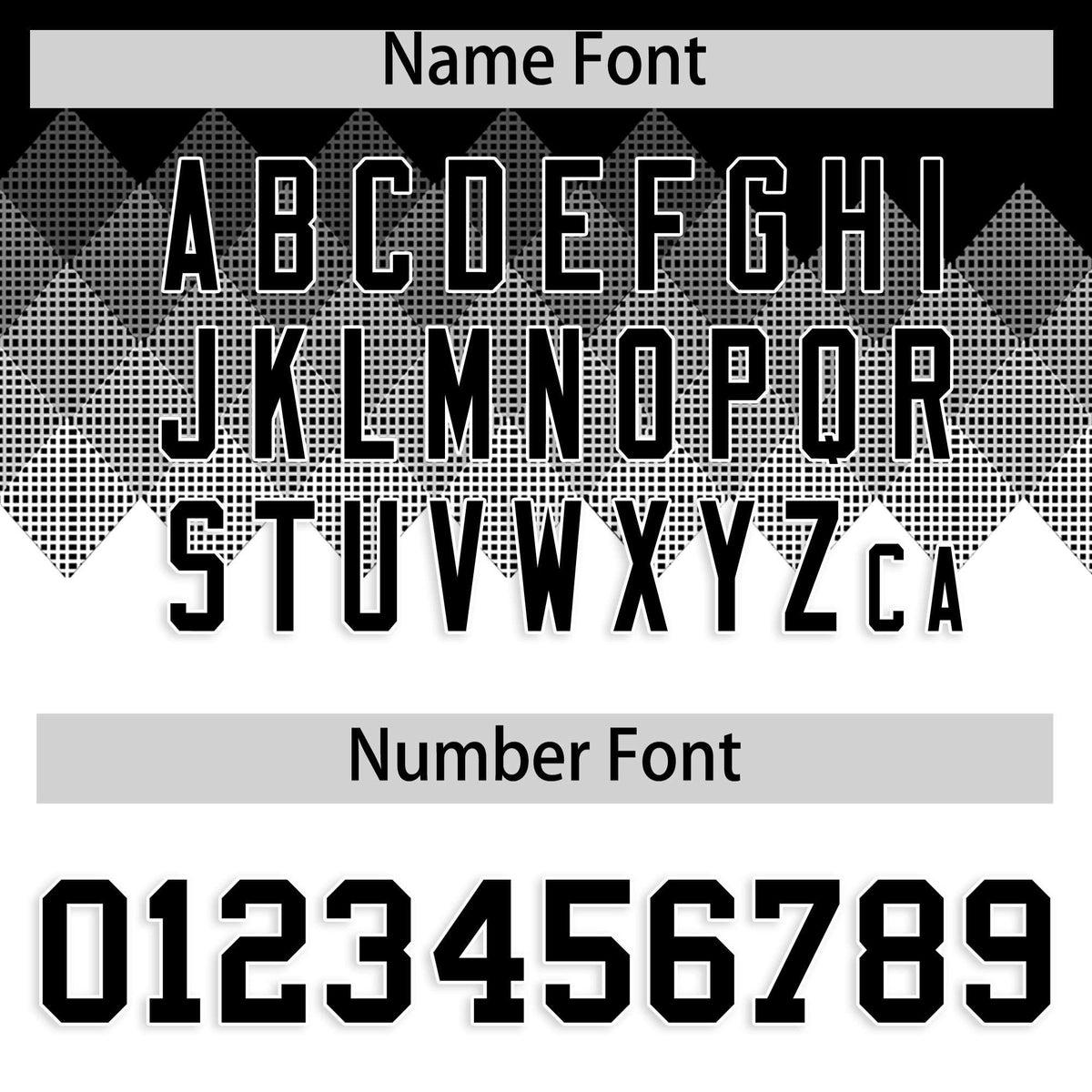 Custom Black White Grid Blur Pattern Authentic Baseball Jersey