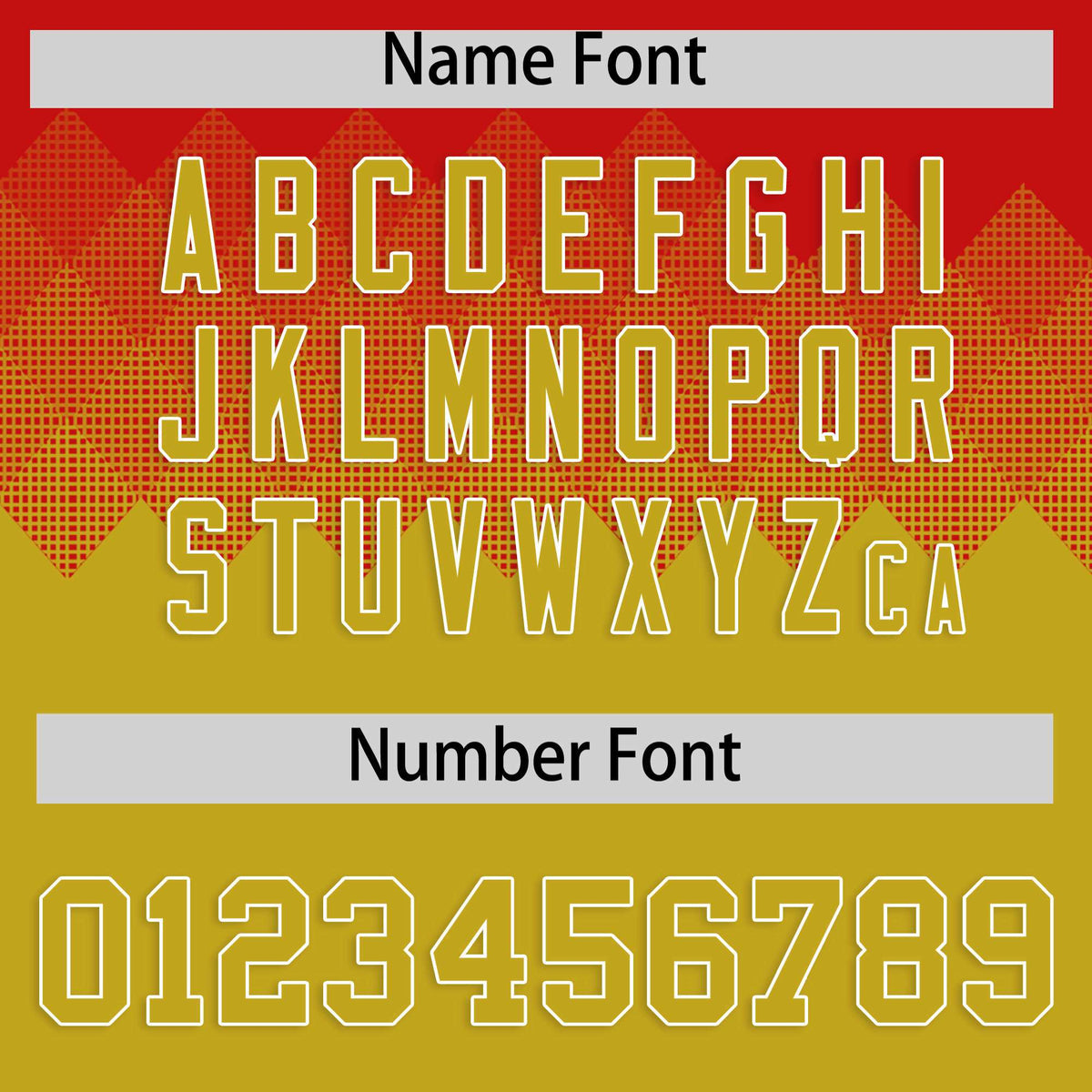 Custom Red Old Gold Grid Blur Pattern Authentic Baseball Jersey