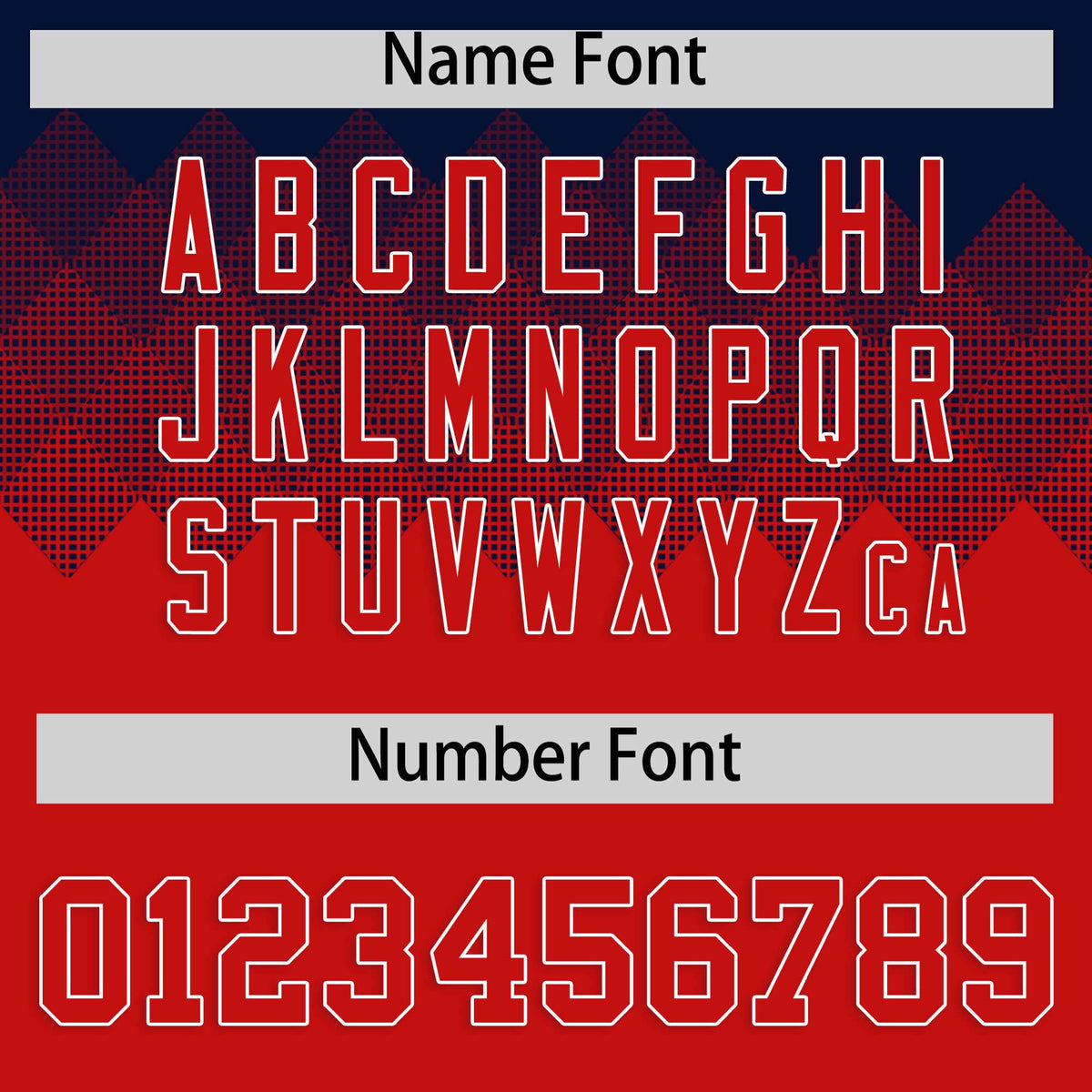 Custom Navy Red Grid Blur Pattern Authentic Baseball Jersey