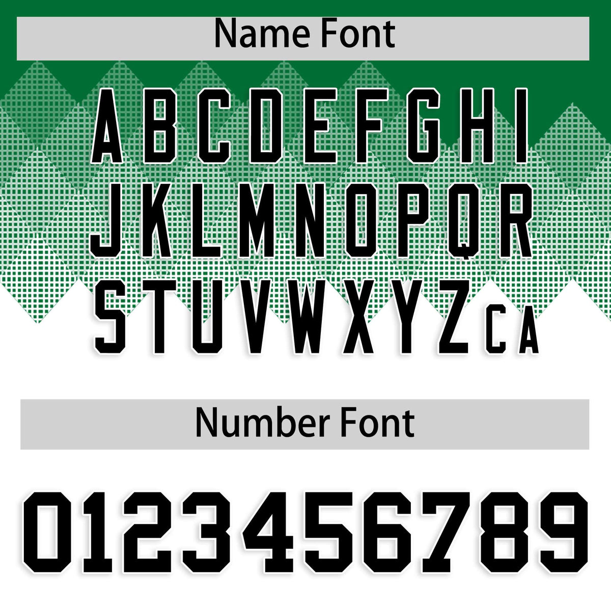 Custom Kelly Green White Grid Blur Pattern Authentic Baseball Jersey