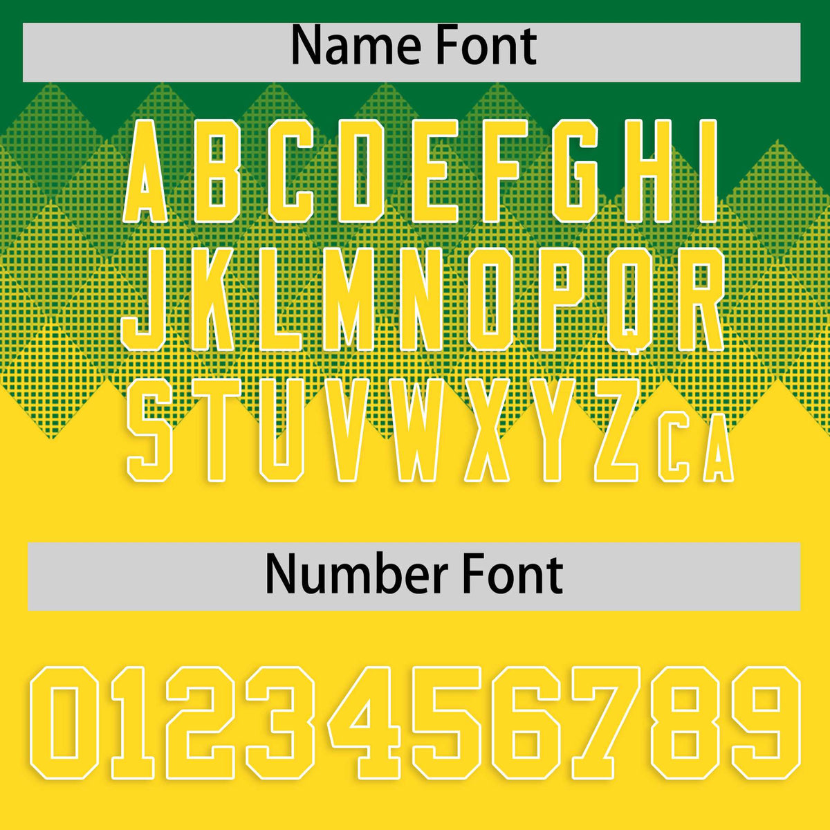 Custom Kelly Green Gold Grid Blur Pattern Authentic Baseball Jersey