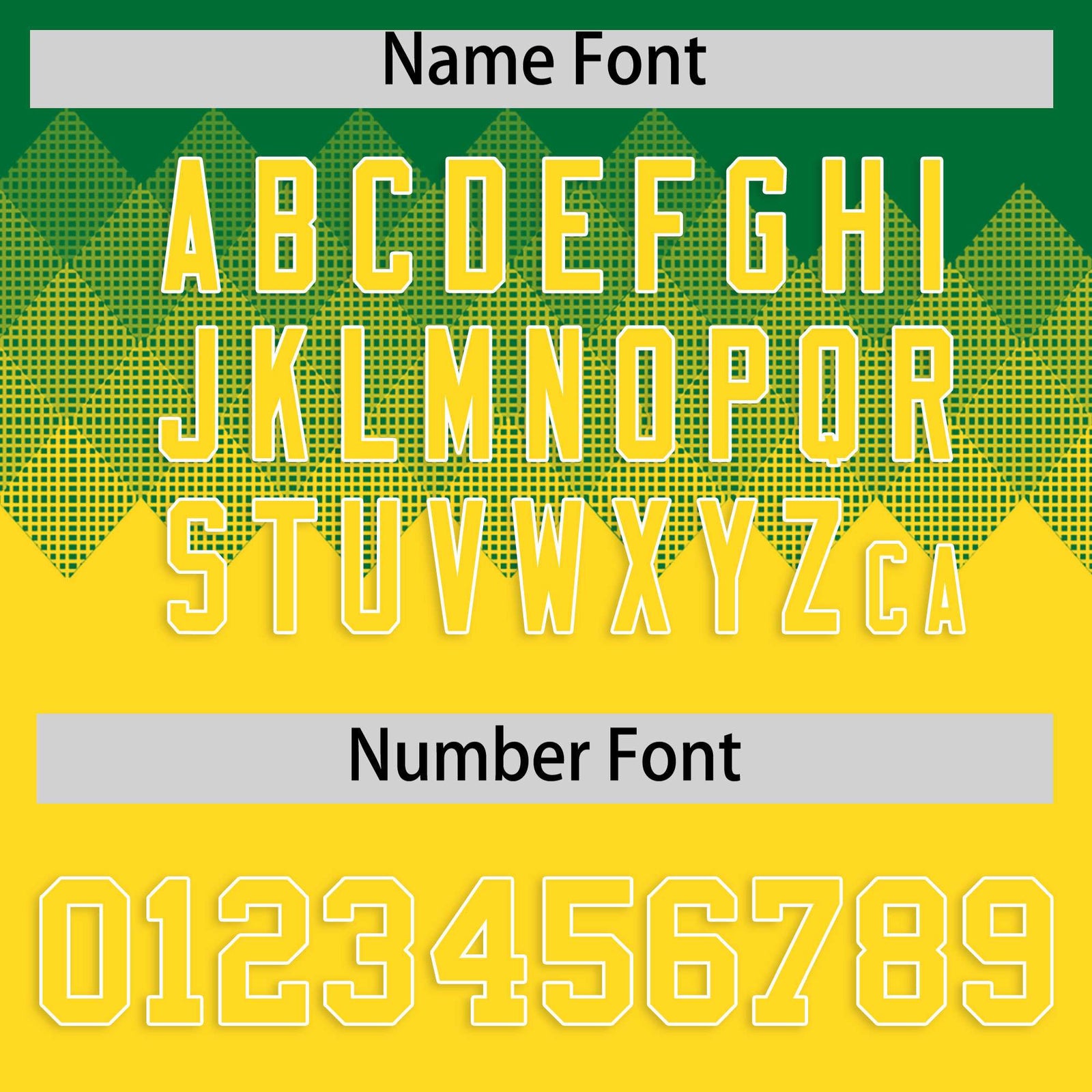 Custom Kelly Green Gold Grid Blur Pattern Authentic Baseball Jersey