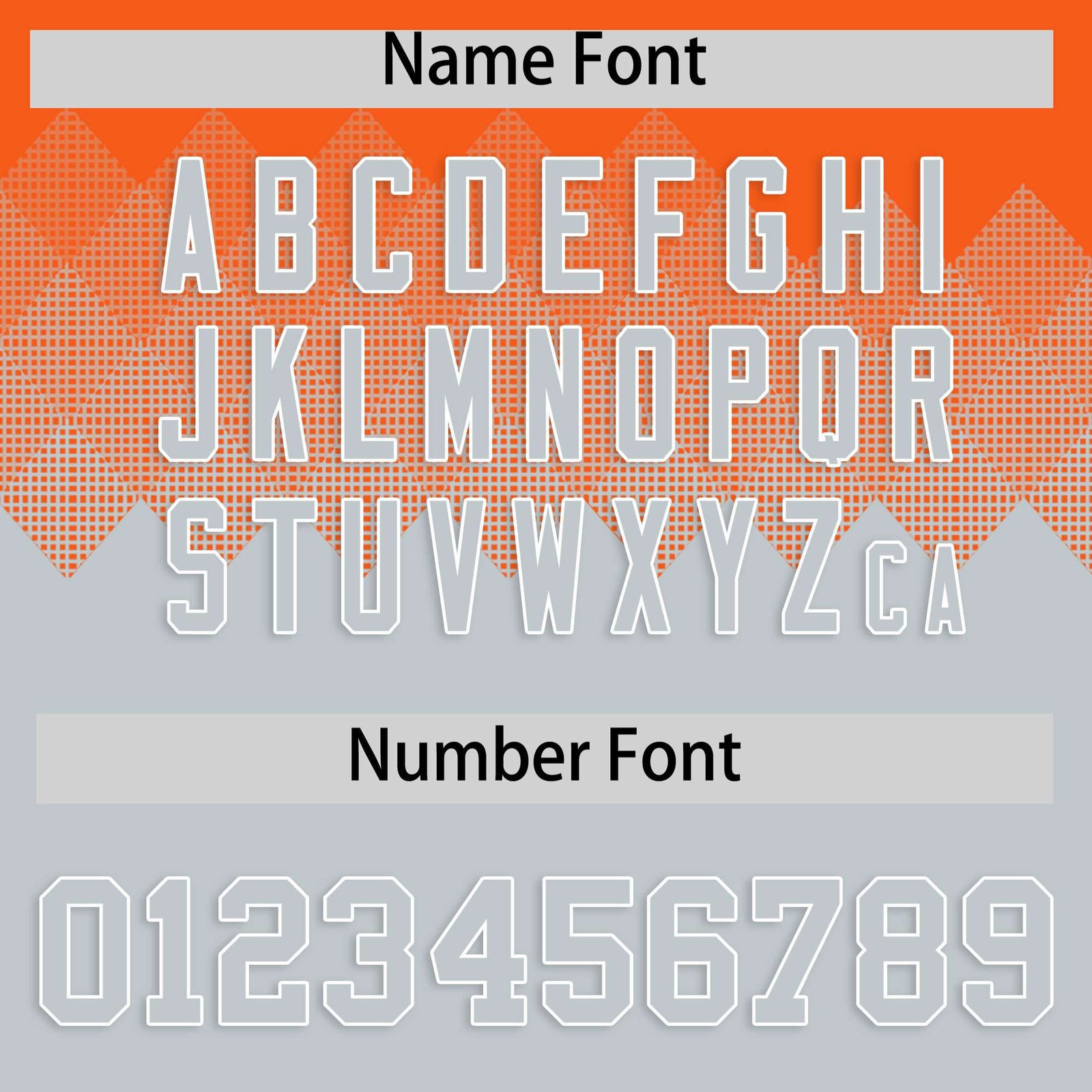 Custom Orange Silver Grid Blur Pattern Authentic Baseball Jersey