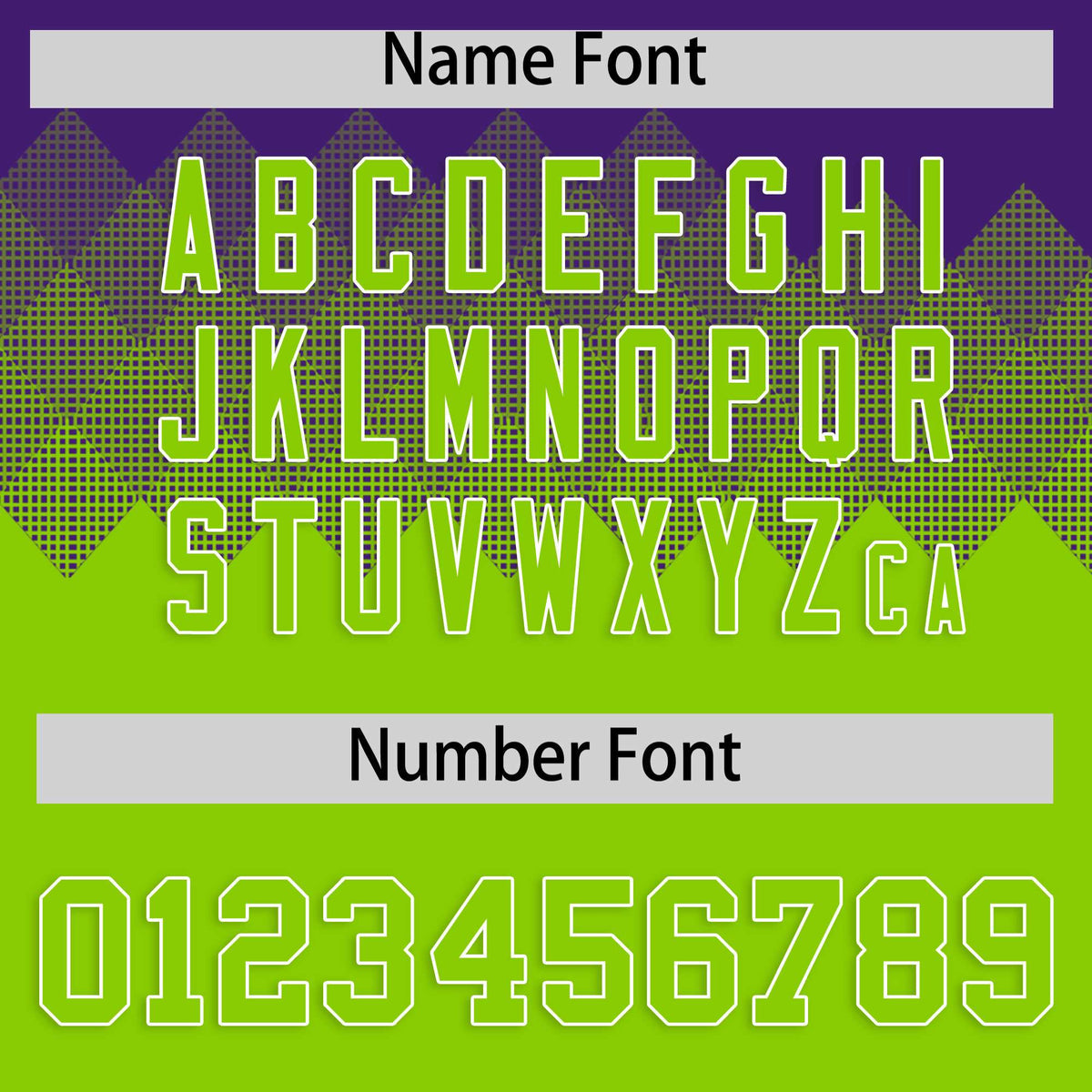 Custom Purple Neon Green Grid Blur Pattern Authentic Baseball Jersey