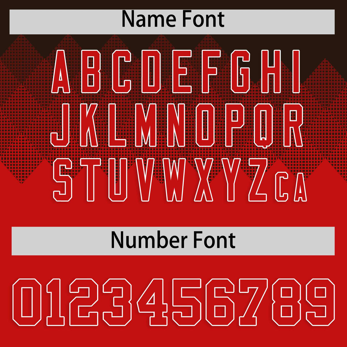 Custom Brown Red Grid Blur Pattern Authentic Baseball Jersey